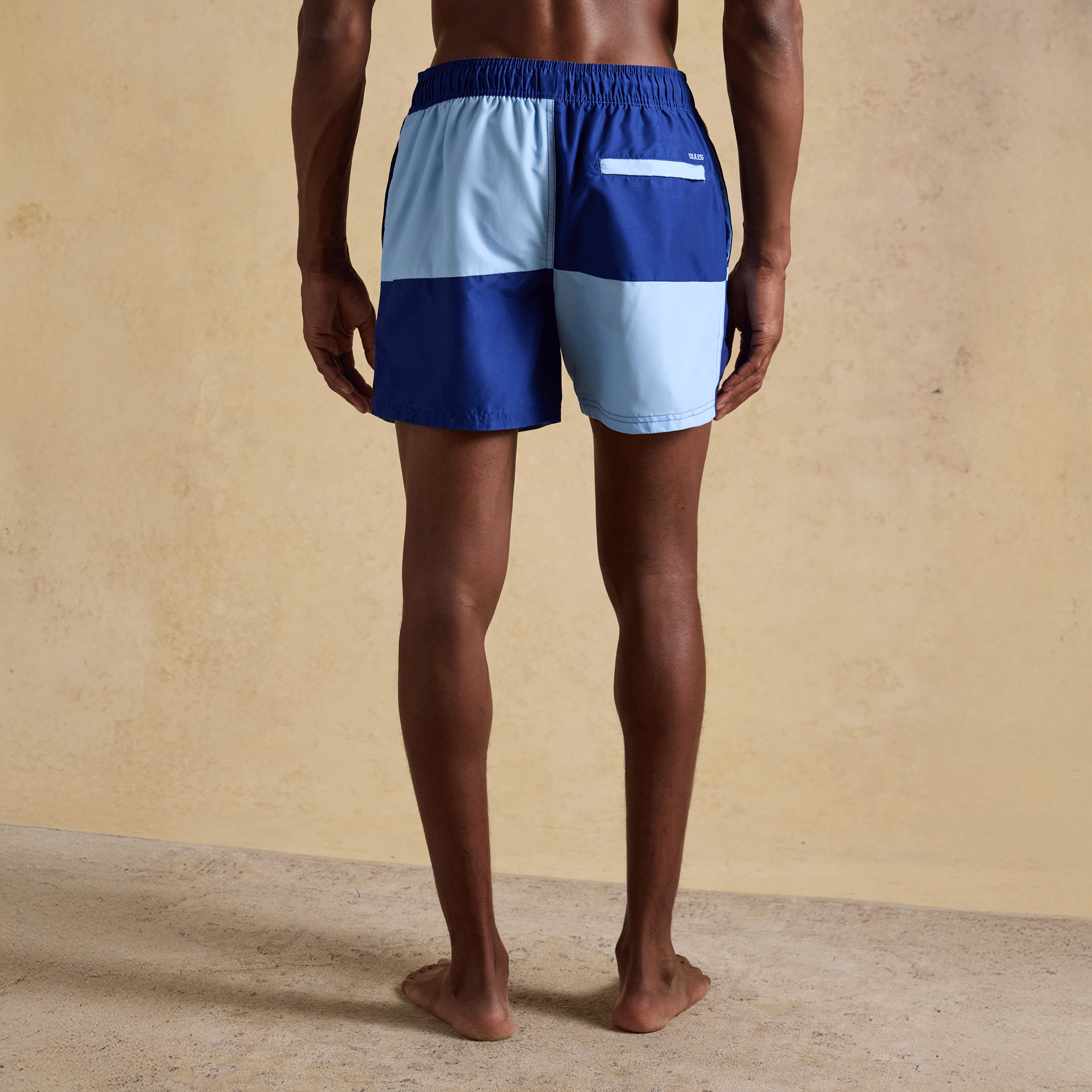 Joules Hotchpotch Rugby Swim Shorts Navy & Blue