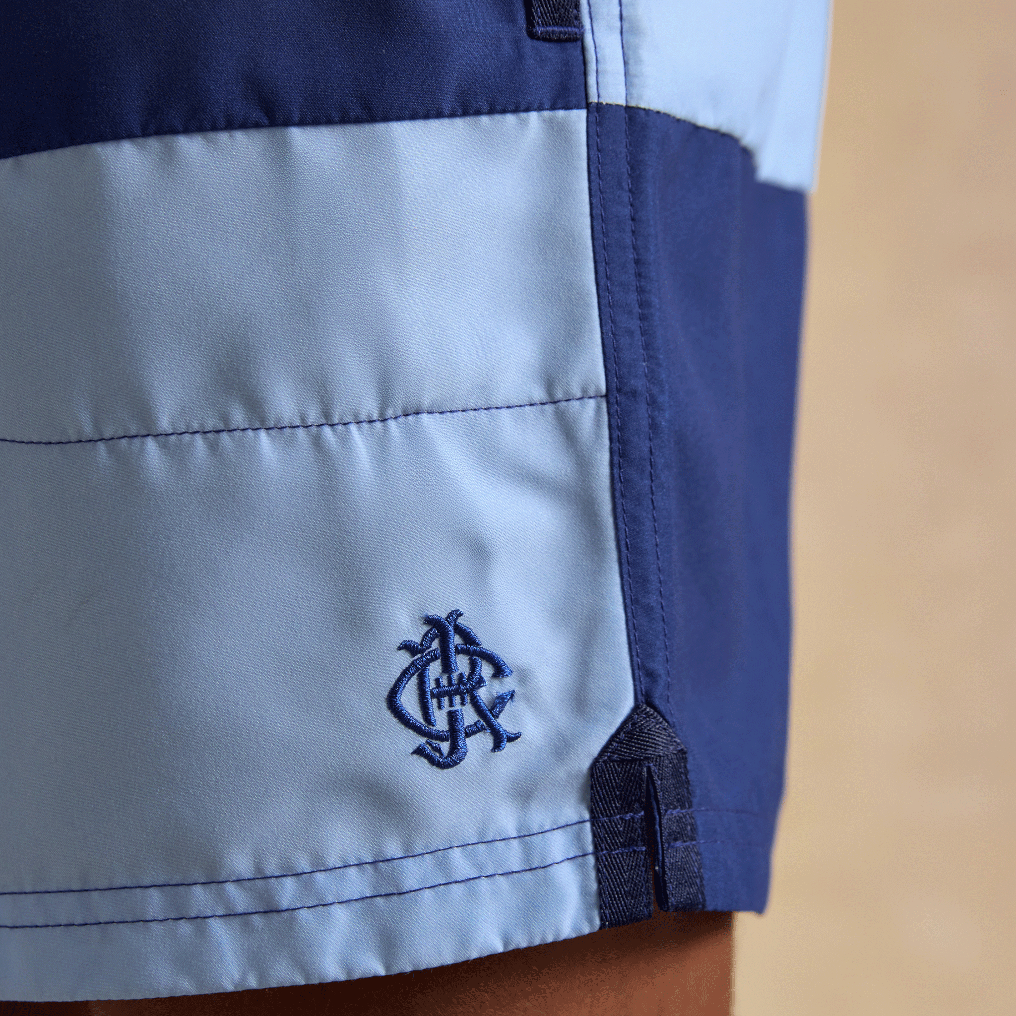 Joules Hotchpotch Rugby Swim Shorts Navy & Blue