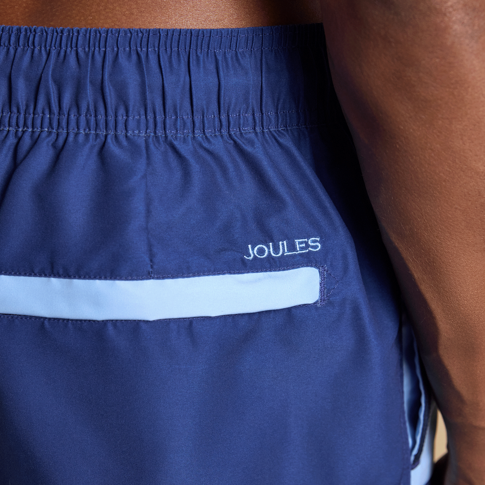Joules Hotchpotch Rugby Swim Shorts Navy & Blue