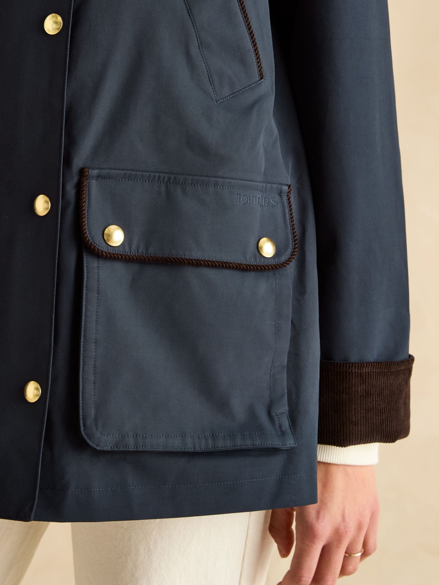 Joules Katherine Navy Waterproof Heritage Coat 6