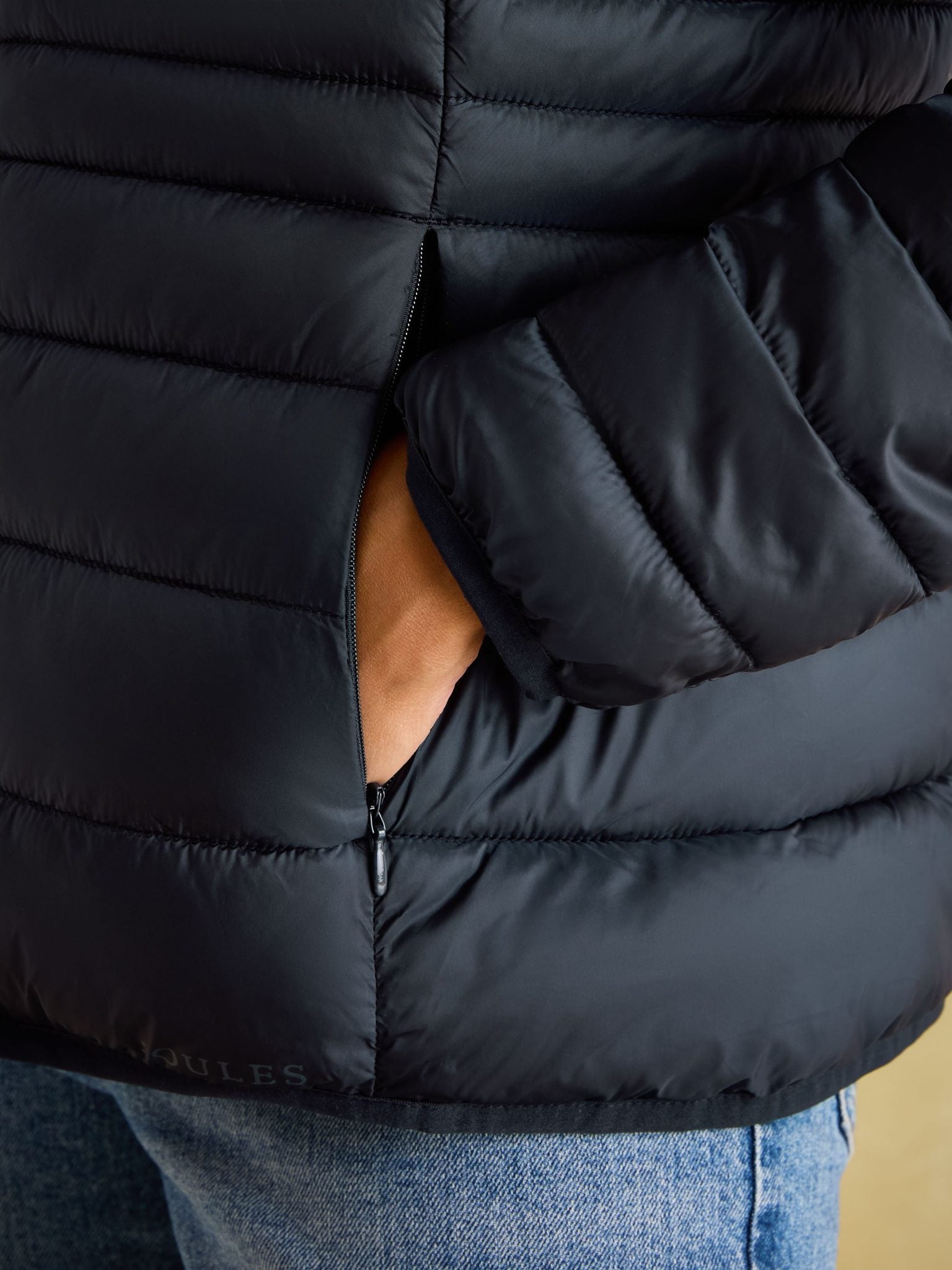 Joules Kenley Showerproof Padded Coat Navy 2