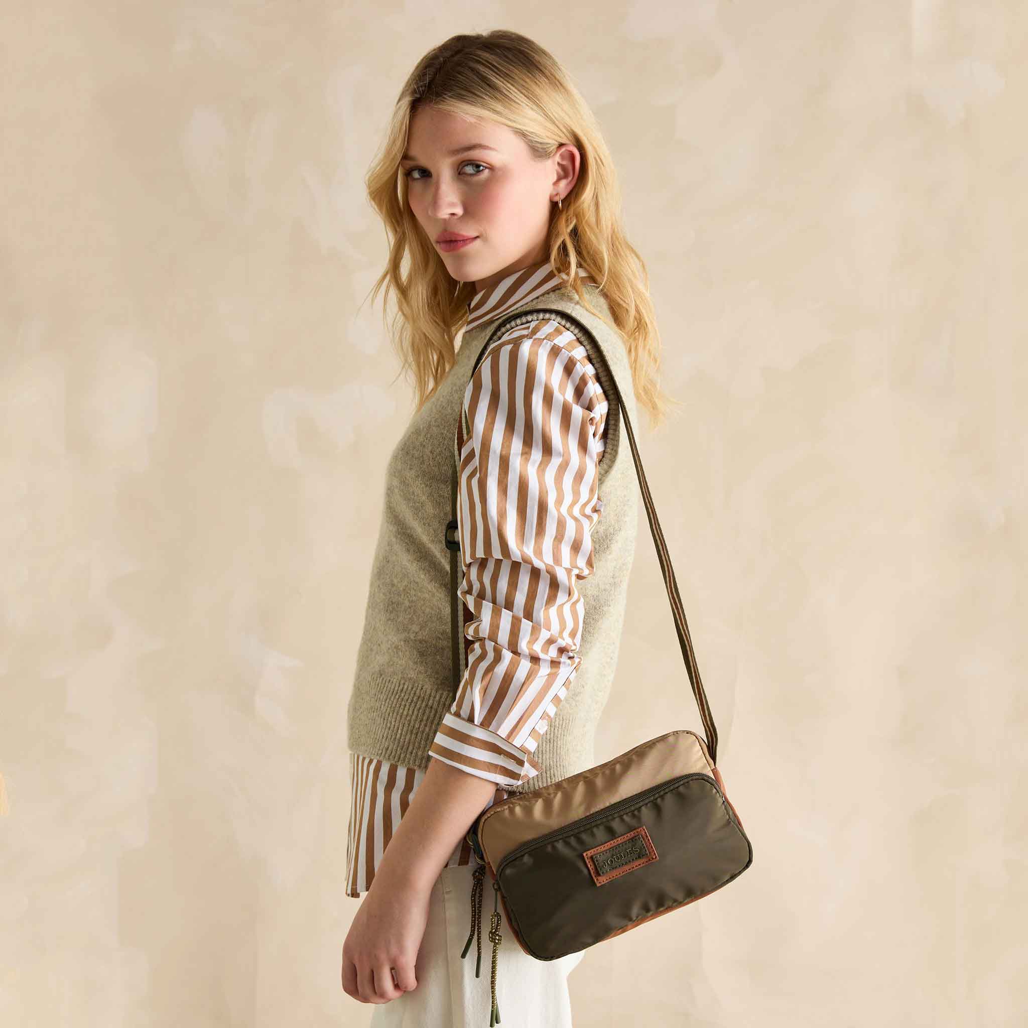 Joules-Marlow-Nylon-Cross-Body-Bag-Brown-Green-5