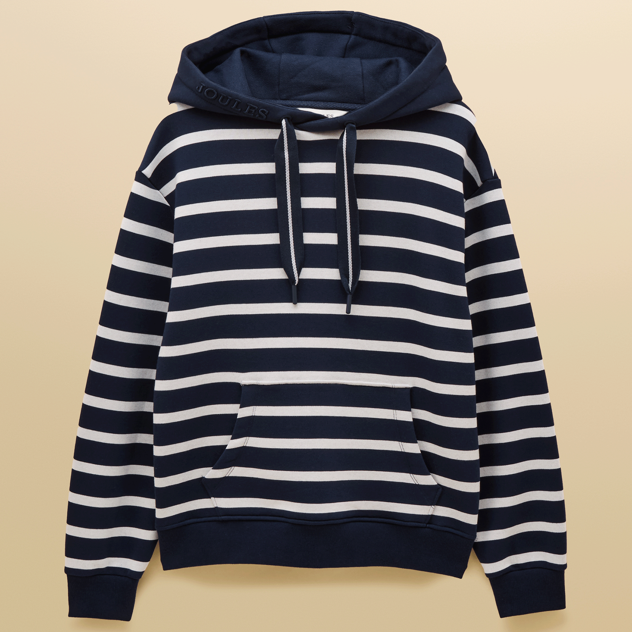 Joules Milbourne Cotton Blend Sweatshirt Navy-Cream Stripe