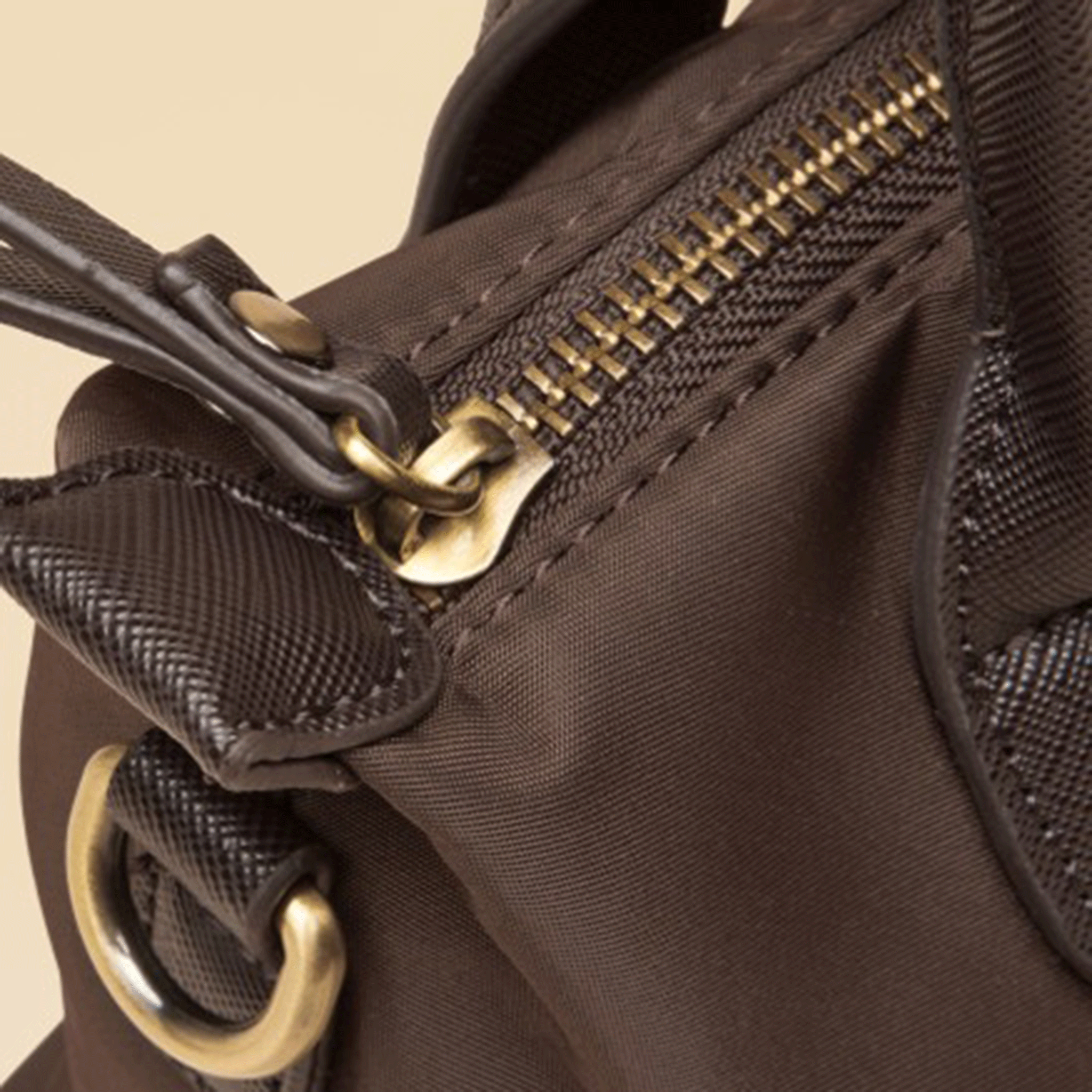 Joules Mini X Cross Body Bag Chocolate Brown