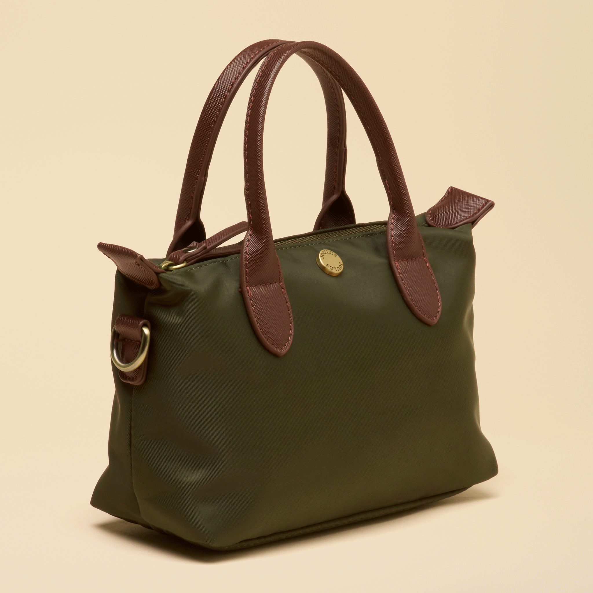 Joules Mini X Cross Body Bag Khaki Green