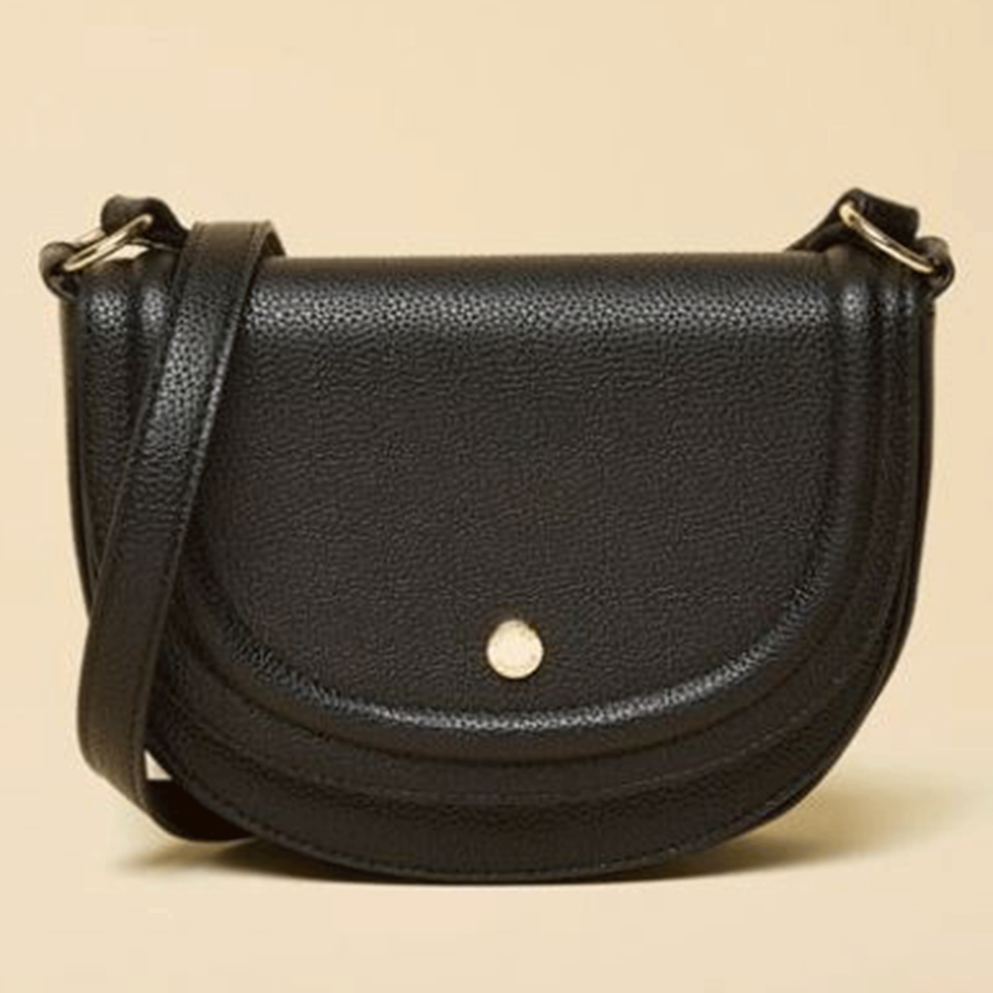 Joules Paloma Half Moon Cross Body Bag Black