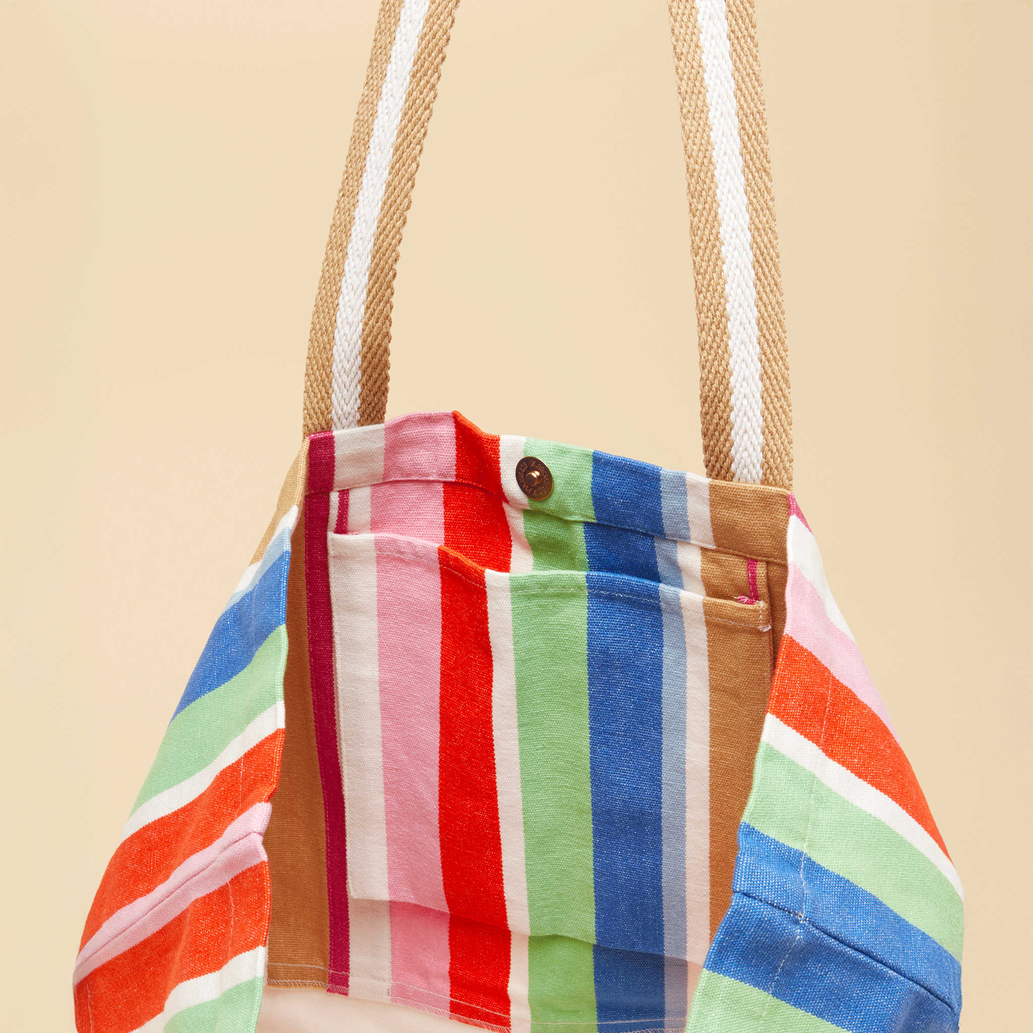 Joules Promenade Tote Multi Stripe