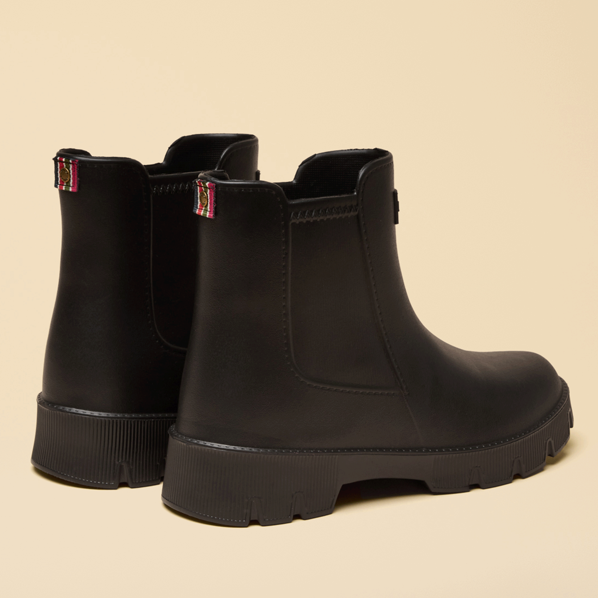 Joules Raindance Ankle Wellies Black