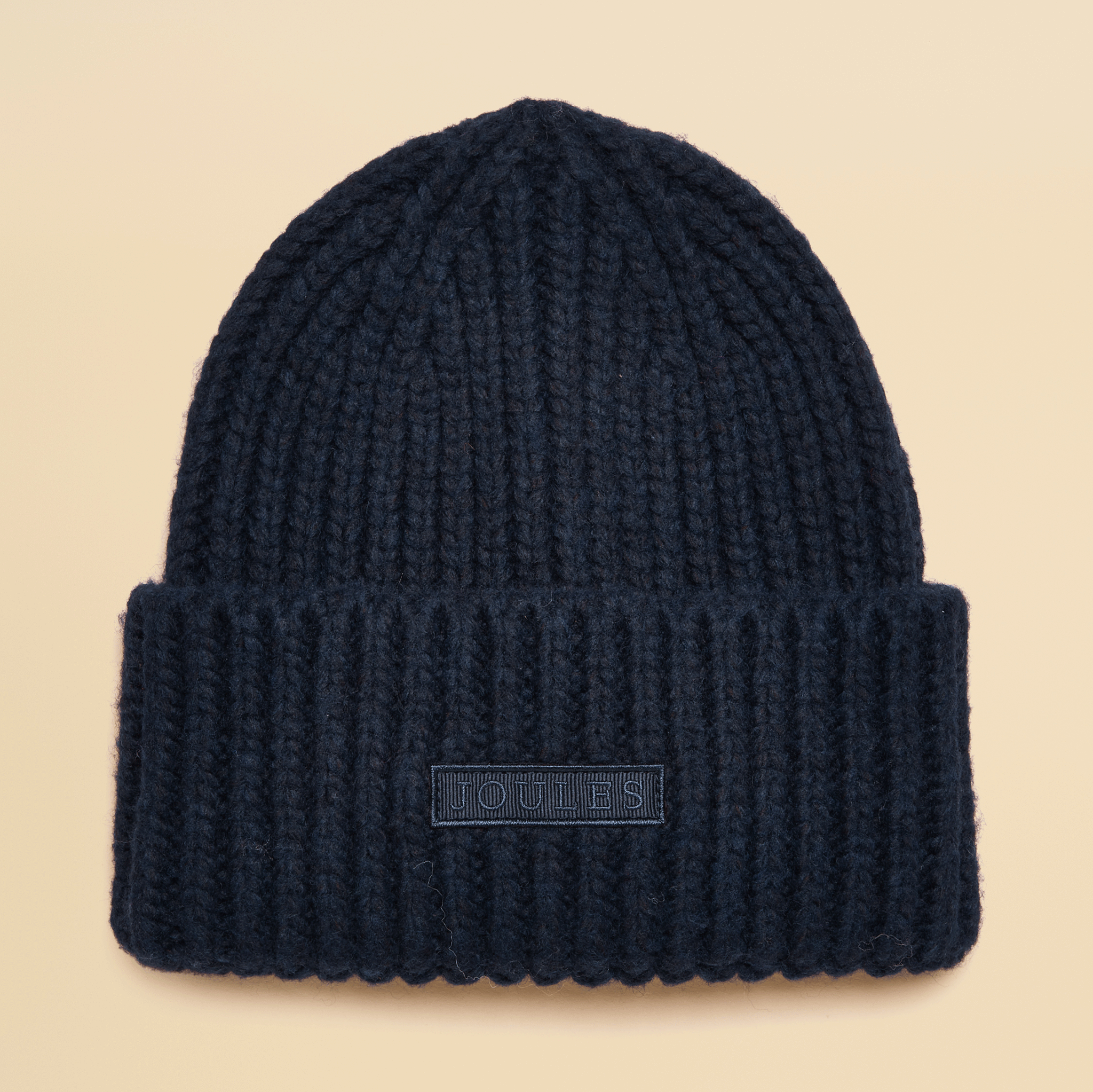Joules Rosa Beanie Hat Navy