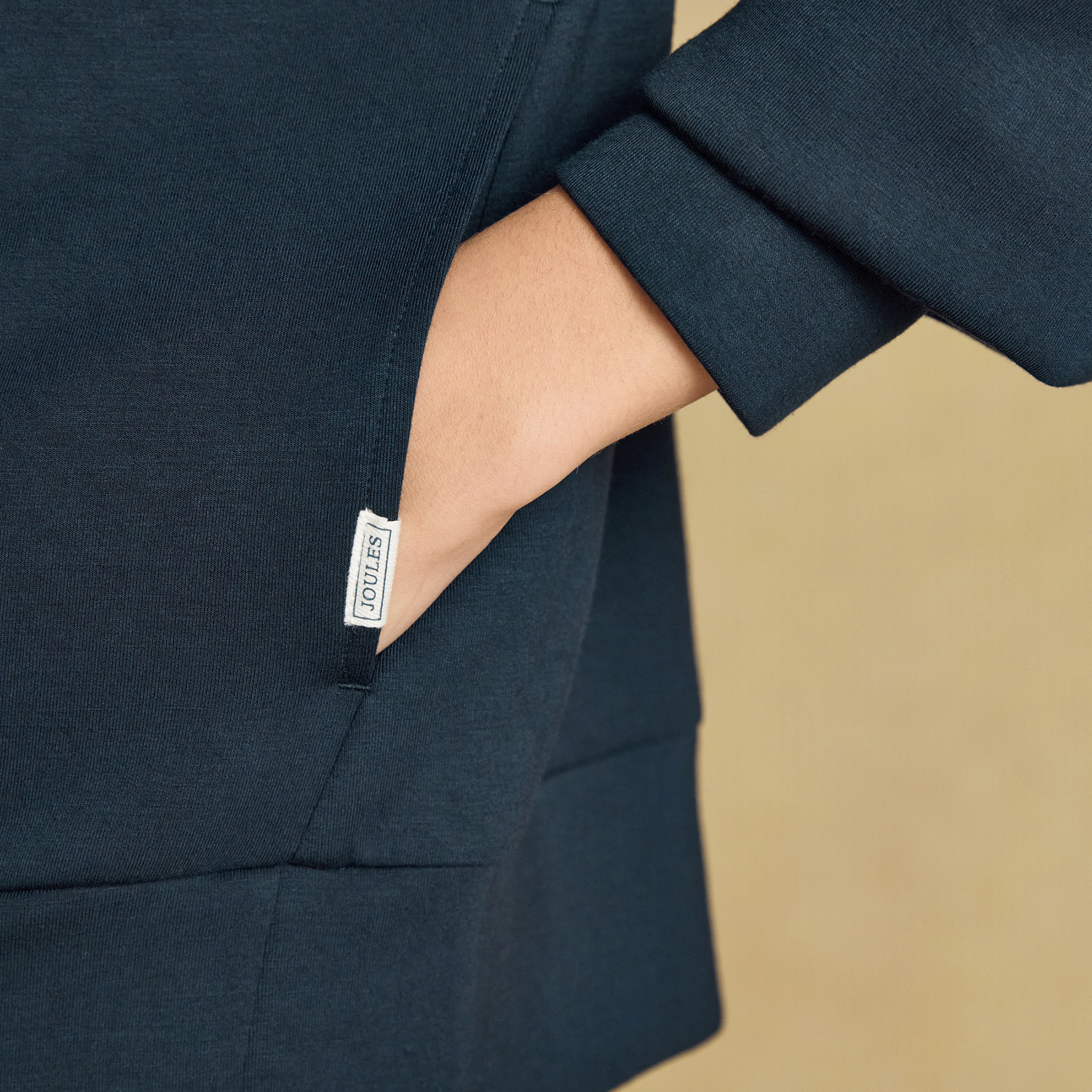 Joules Soft Quarter Zip Sweatshirt Navy