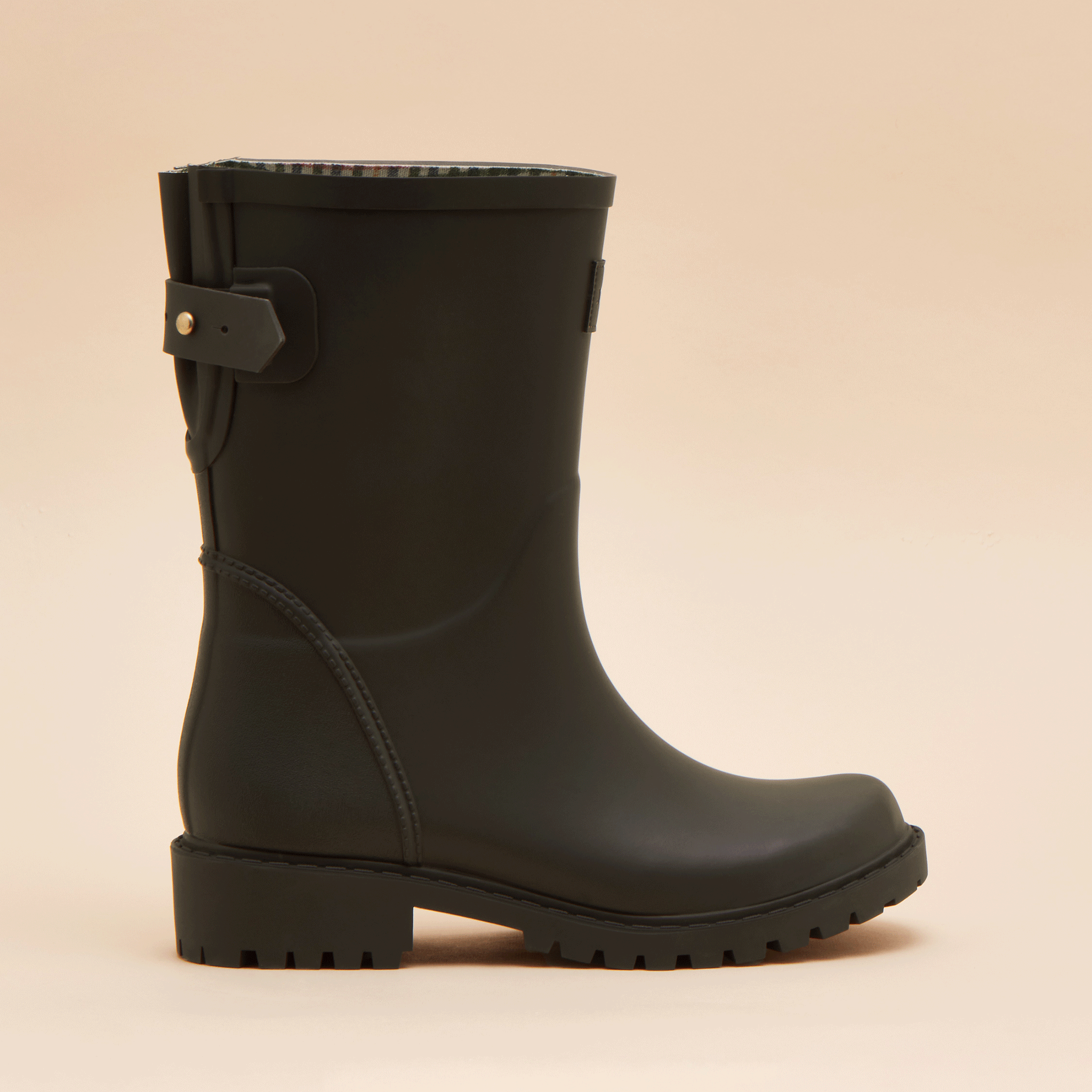 Joules Wistow Adjustable Mid Height Wellies Brown