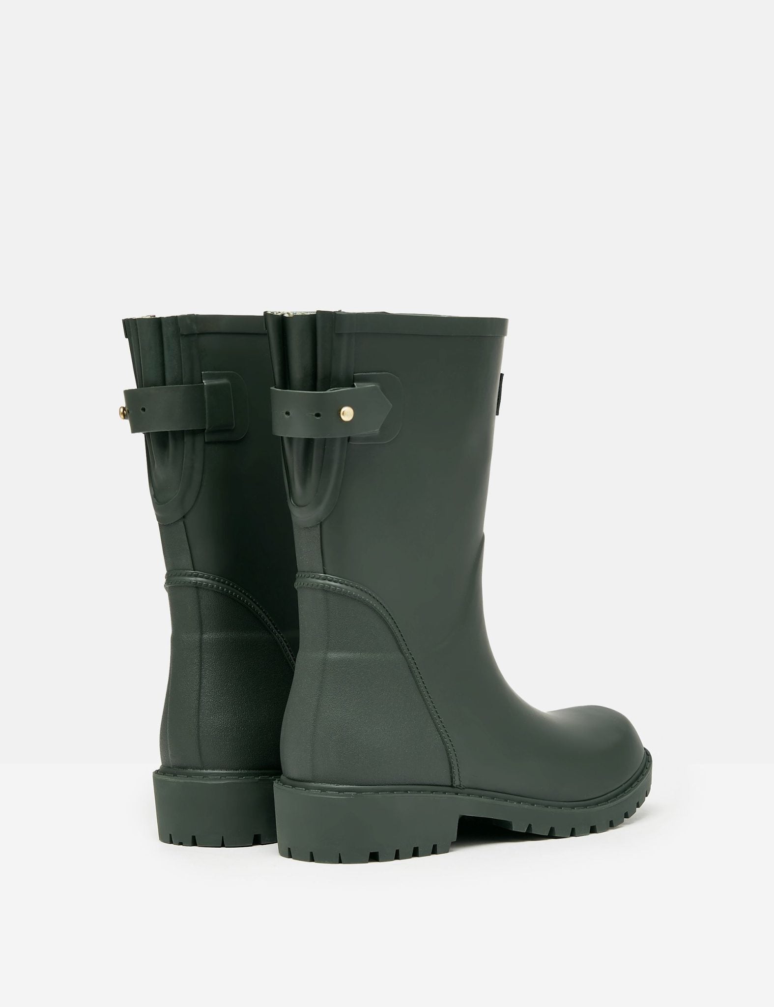 Joules Wistow Adjustable Mid Height Wellies Green 4