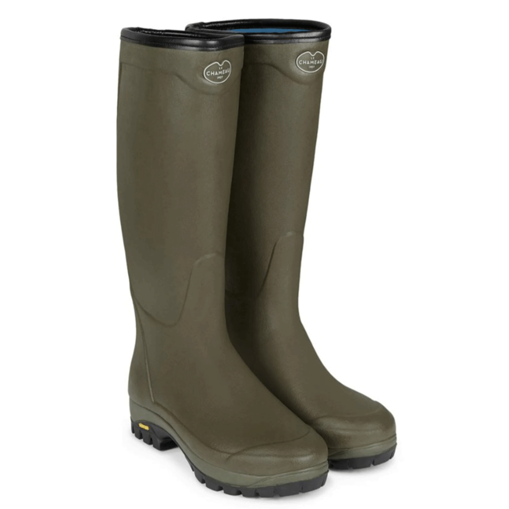Le Chameau Country Vibram Neoprene Lined Boots Vert Chameau
