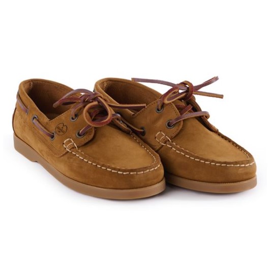 Le Chameau Galion Femme Nubuck Deck Shoe Tan 1