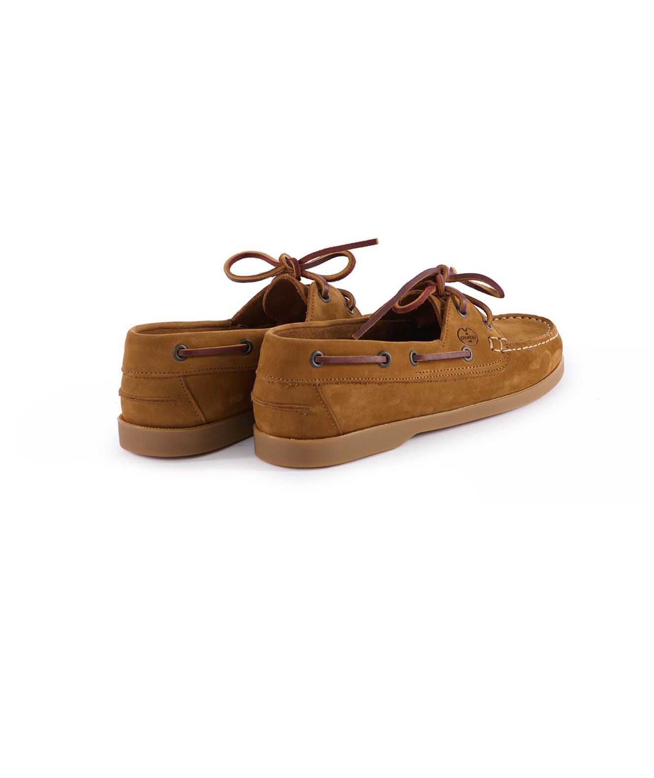 Le Chameau Galion Femme Nubuck Deck Shoe Tan 3