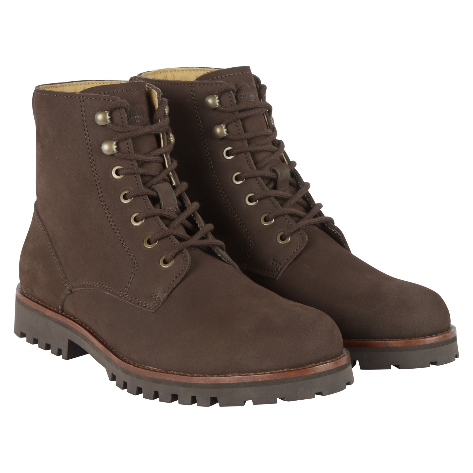 Le Chameau Men's Artemis Nubuck Ankle Boots Marron 1