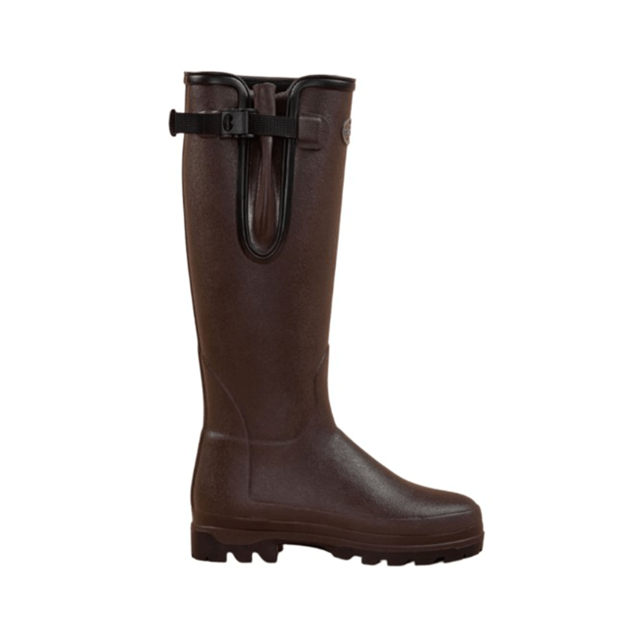 Le Chameau Women's Vierzonord Neoprene Lined Boots Marron Foncé-Black