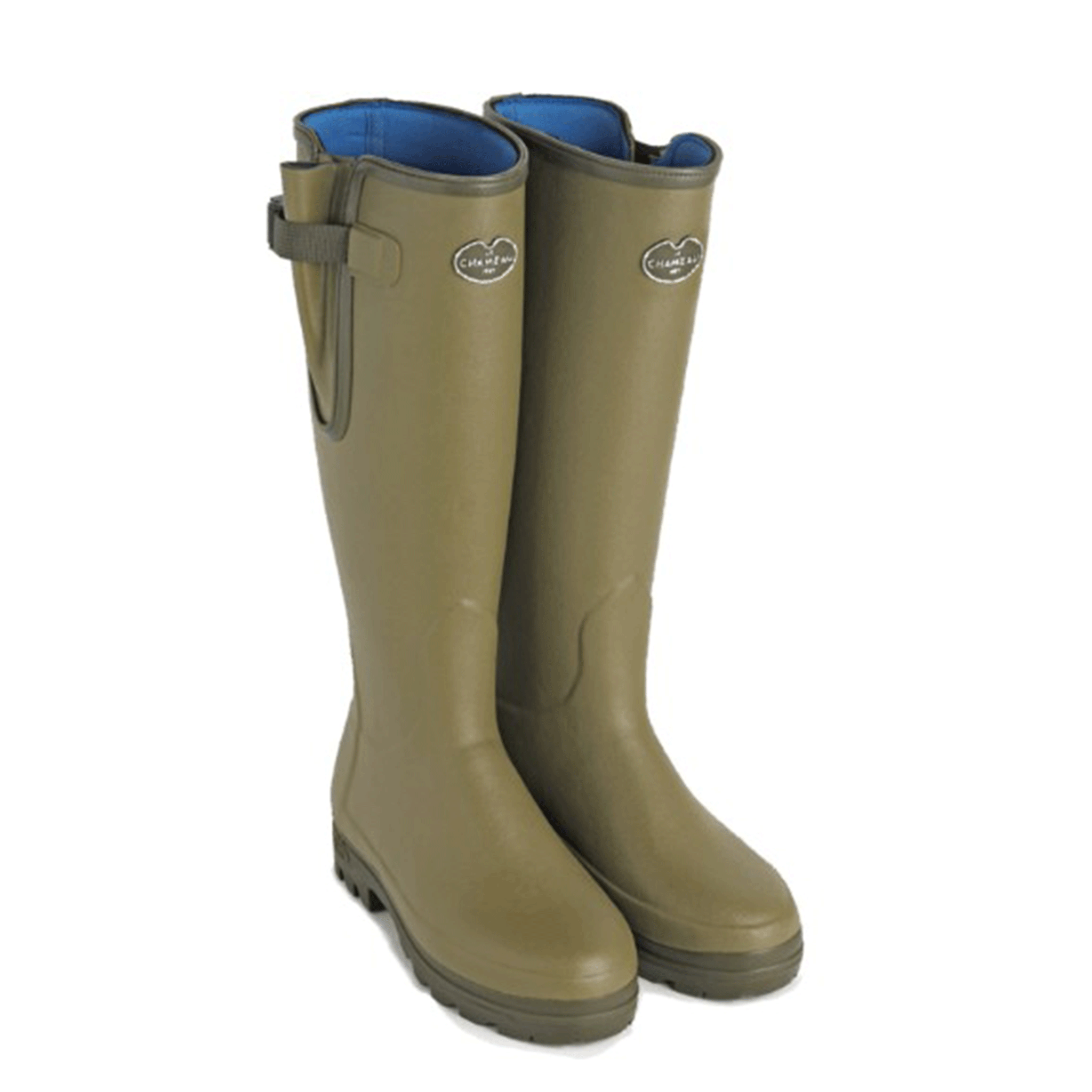 Le Chameau Women's Vierzonord Sporting Neoprene Lined Wider Calf Boots Vert Vierzon