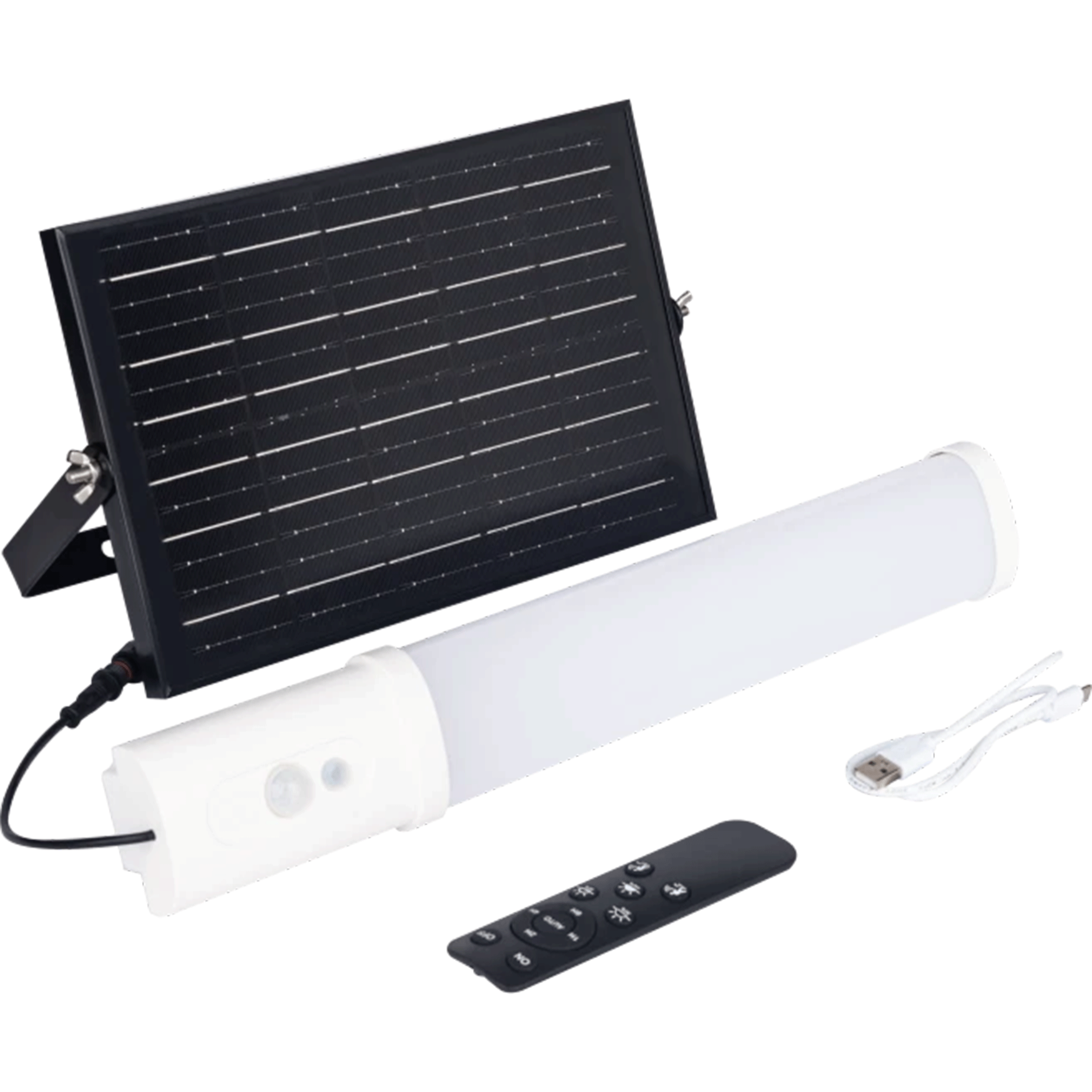 Luceco Solar Batten Shed & Garage Light with PIR Sensor 1000lm