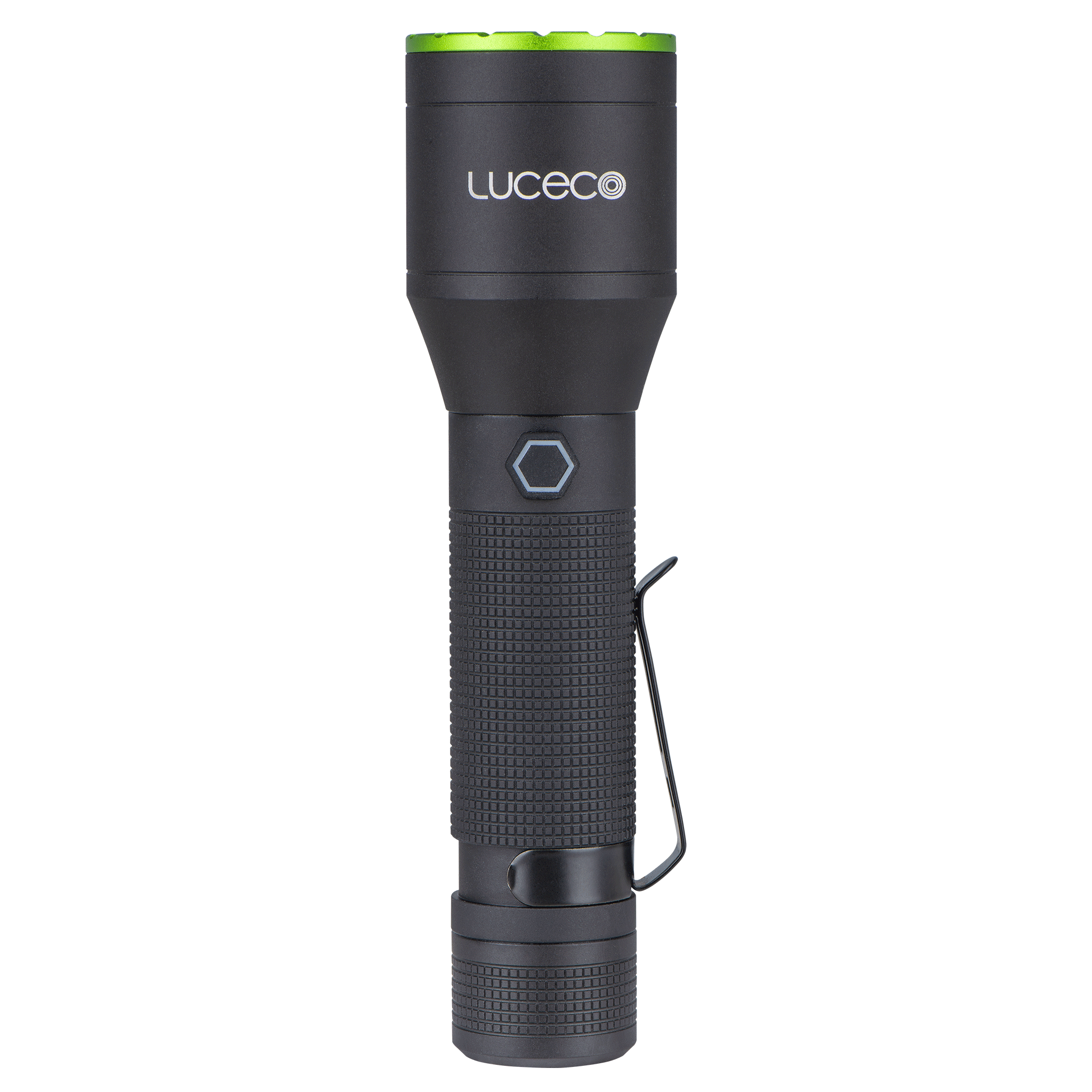 Luceco Multi Focus USB-C Rechargeable LED Hand Torch 1000lm 9W Black