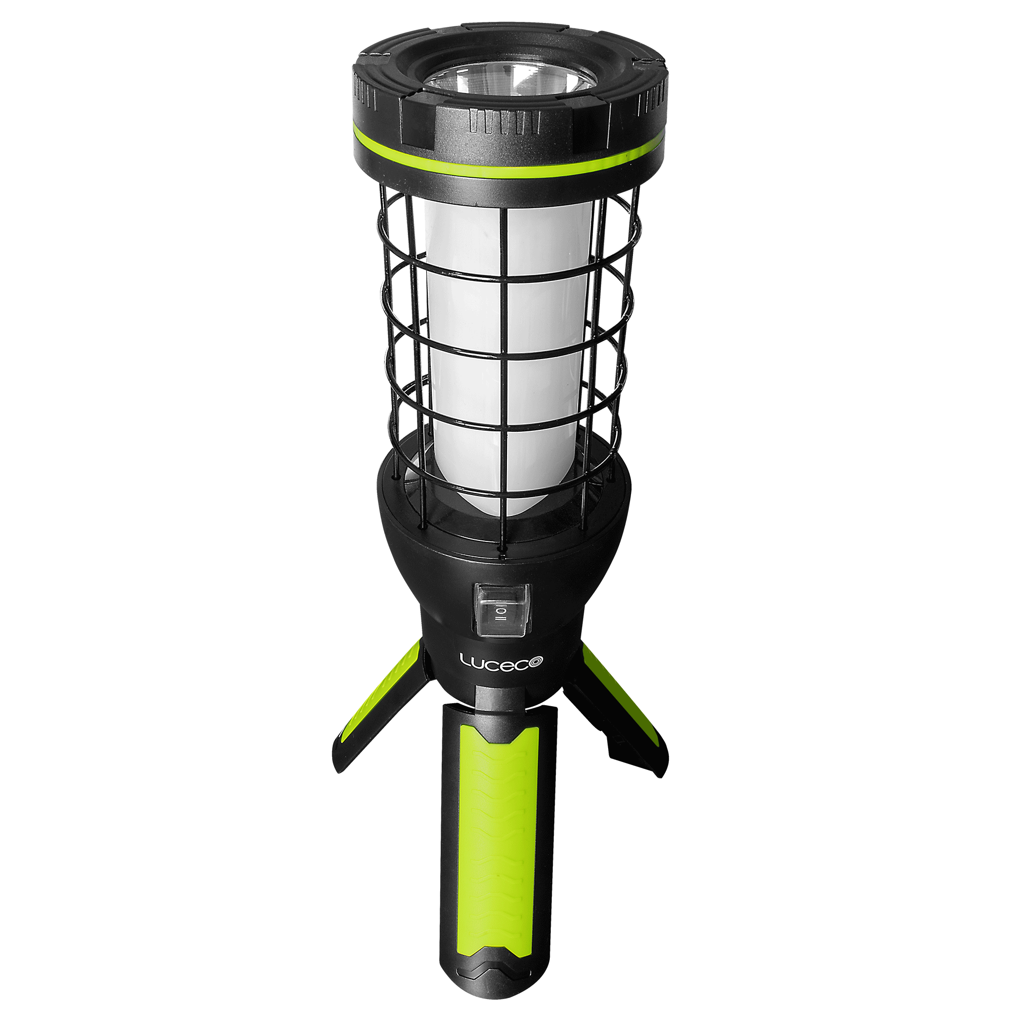 Luceco Rechargeable Cage Inspection Torch 600lm Black