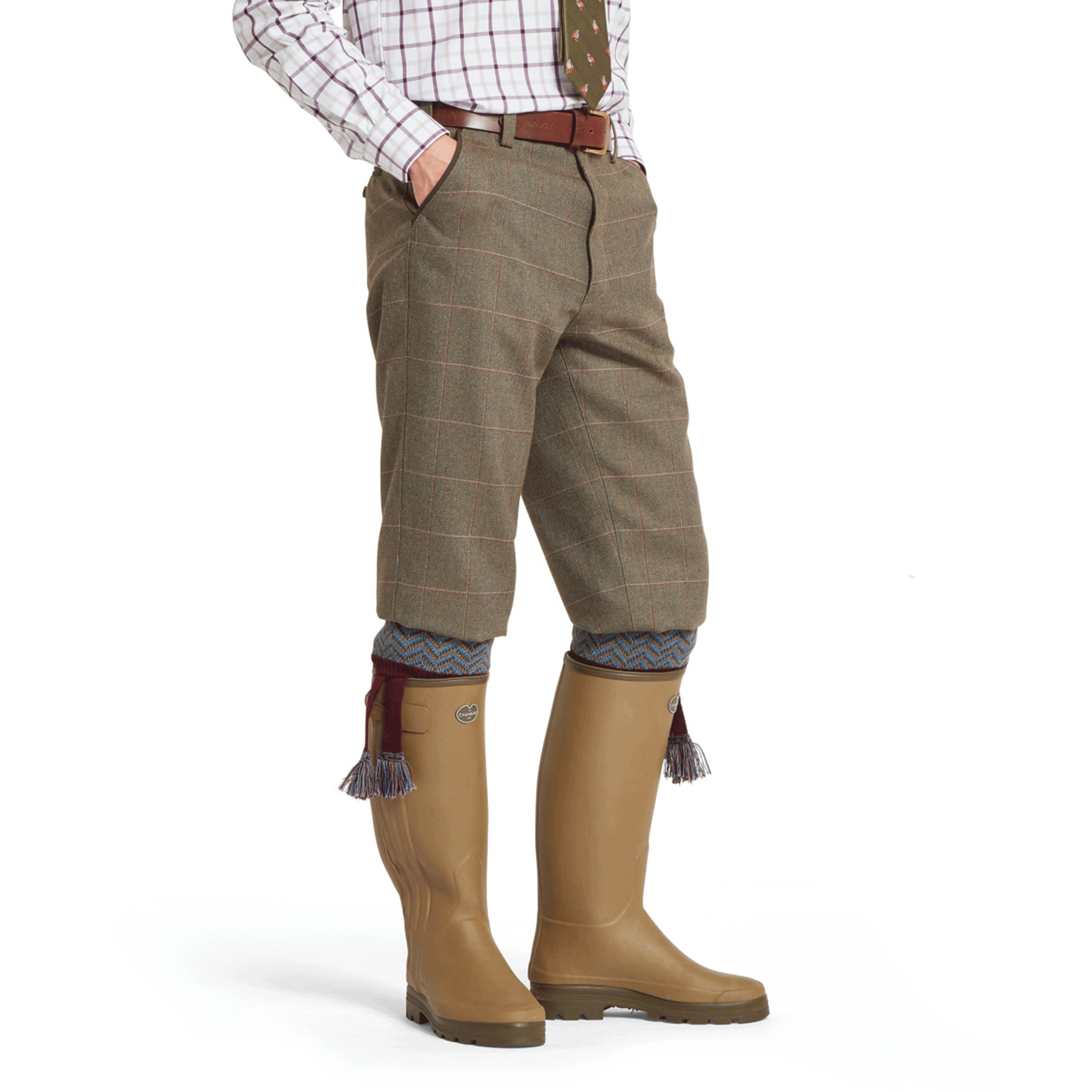 Schöffel Men's Country Ptarmigan Tweed Plus Twos Lochlane Tweed