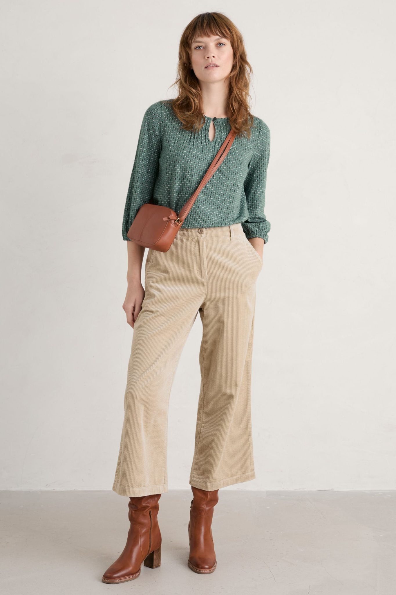 Merrysole Top - Darn Stitch Headland - 2