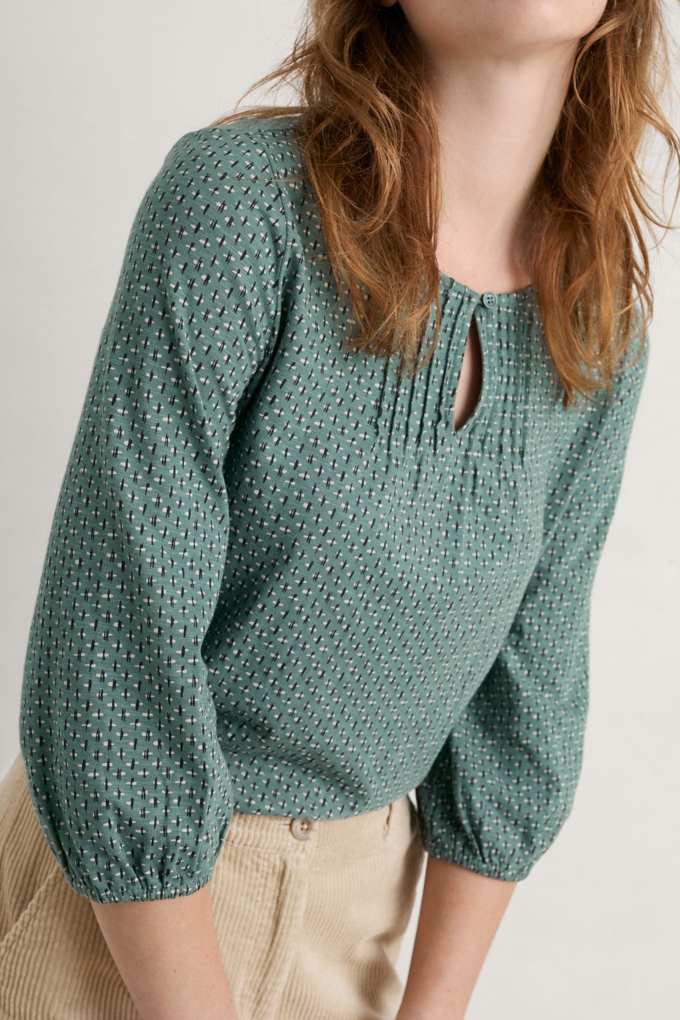 Merrysole Top - Darn Stitch Headland - 4