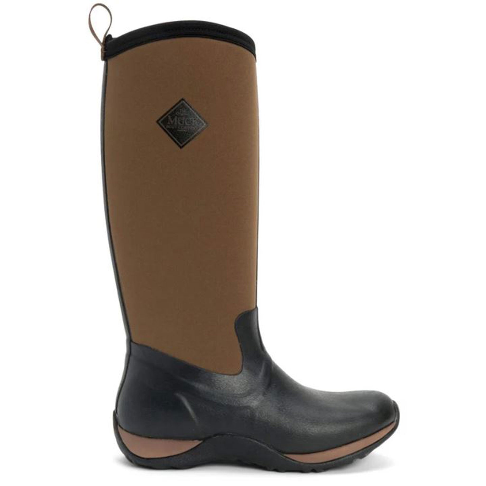 Muck-Boot-Ladies-Arctic-Adventure-Tall-Boots-Black-Tan