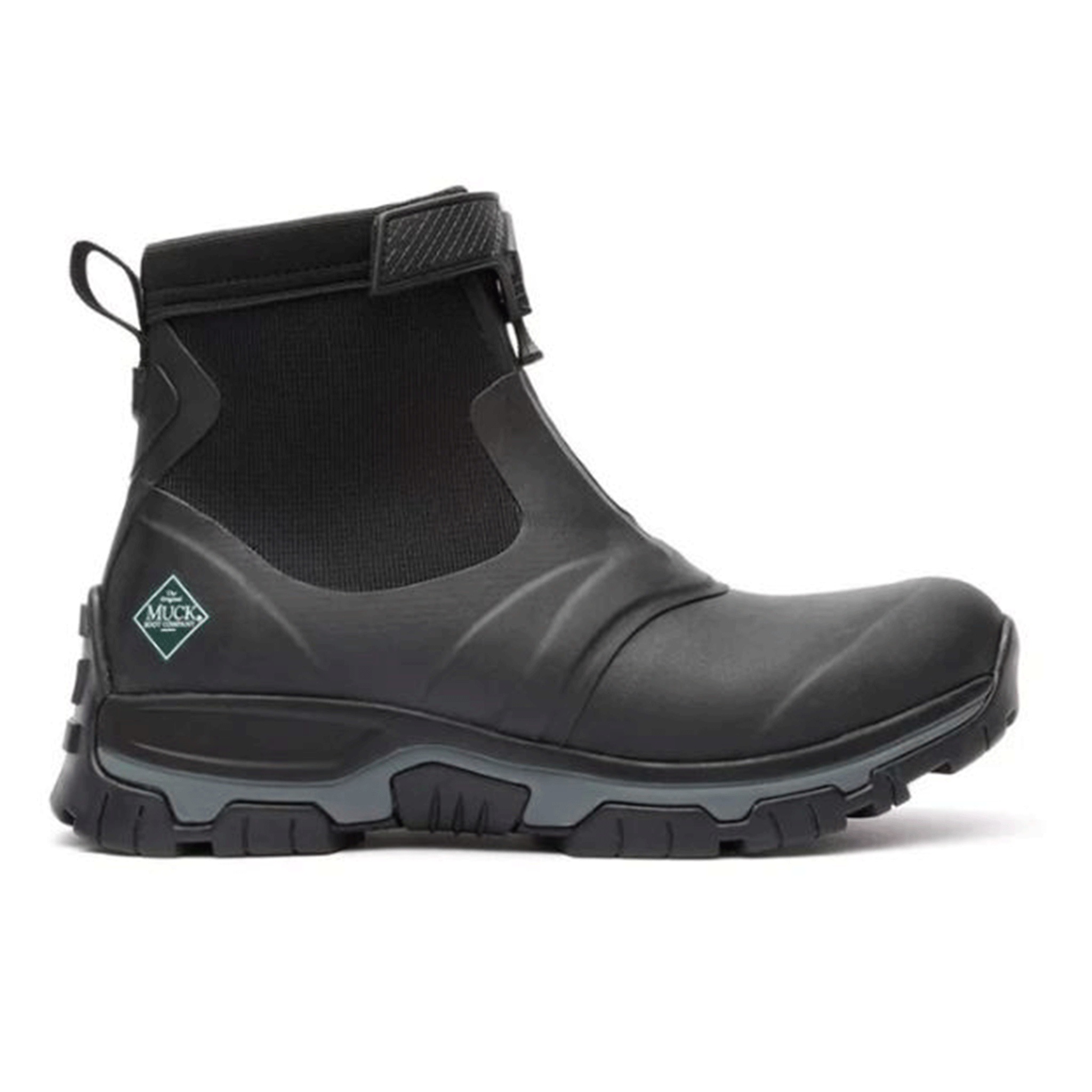 Muck Boot Men's Apex Mid Zip Ankle Boots Black