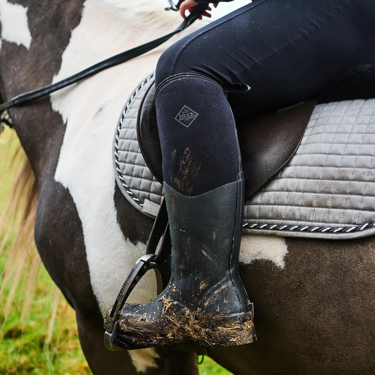 Muck Boot Colt Ryder Tall Riding Boots Black