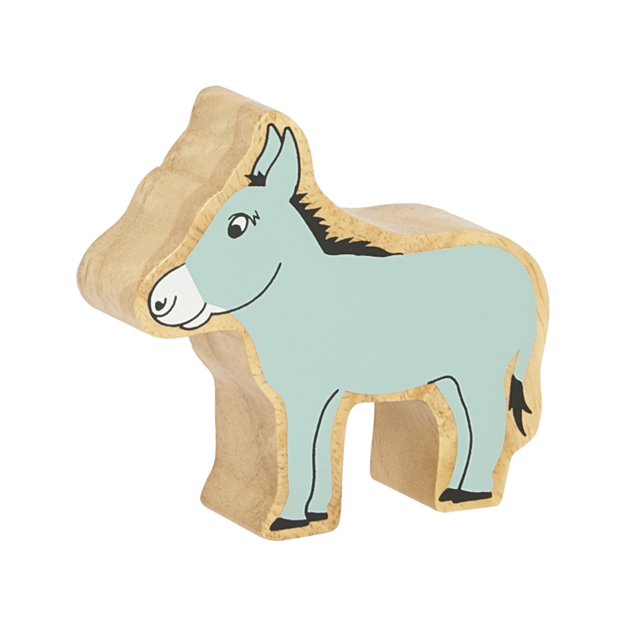 Lanka Kade Wooden Donkey Toy Grey