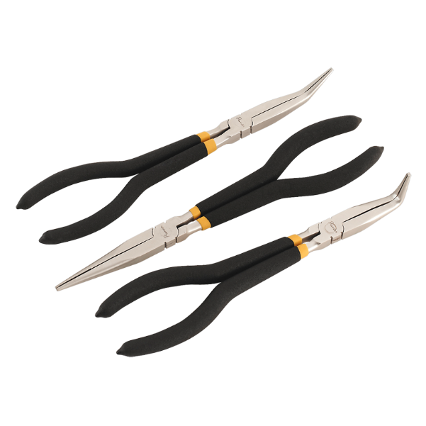 Needle Nose Pliers Set 3pc 280mm Ni-Fe Finish
