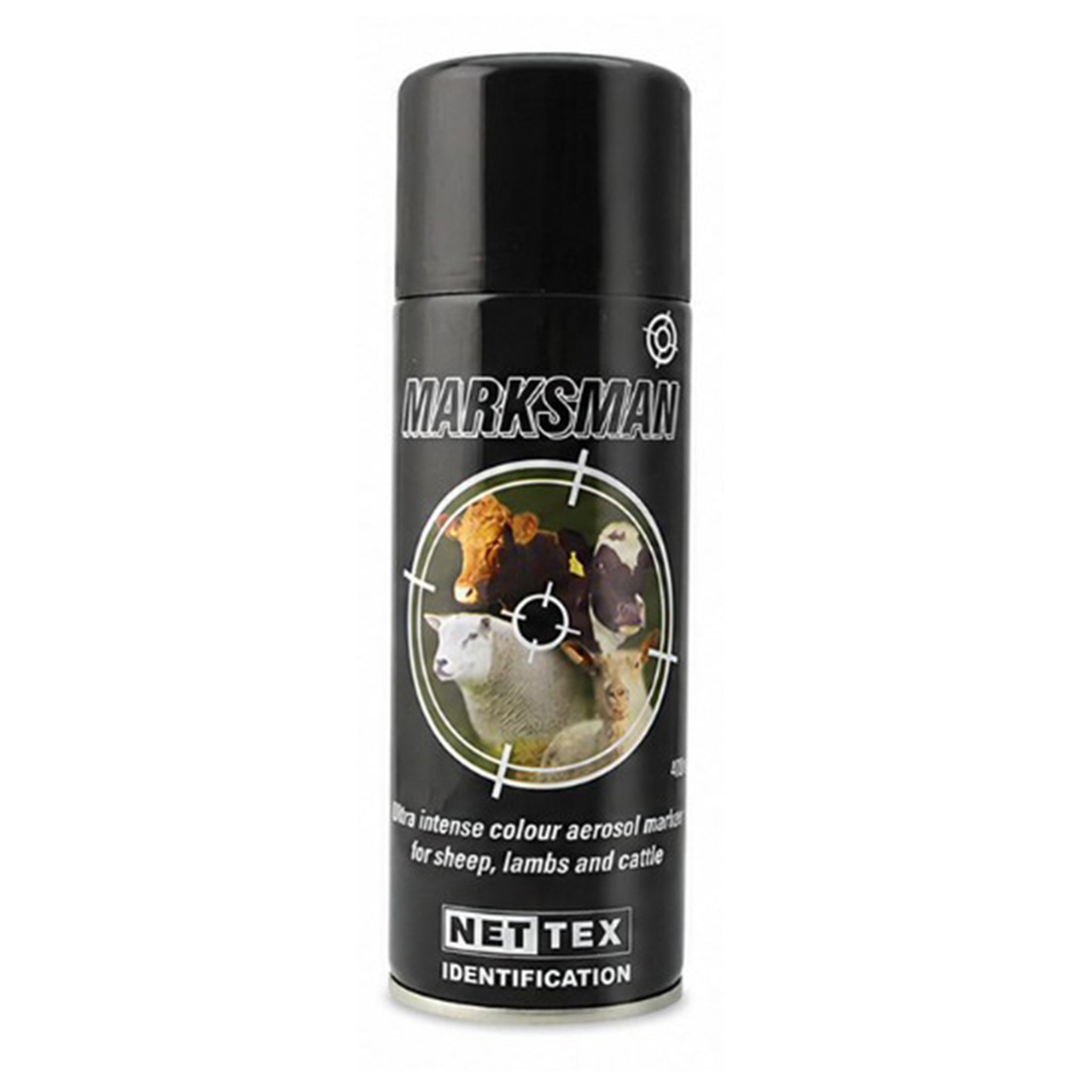 Nettex Marksman Marker Aerosol Spray 400ml (Assorted Colours)