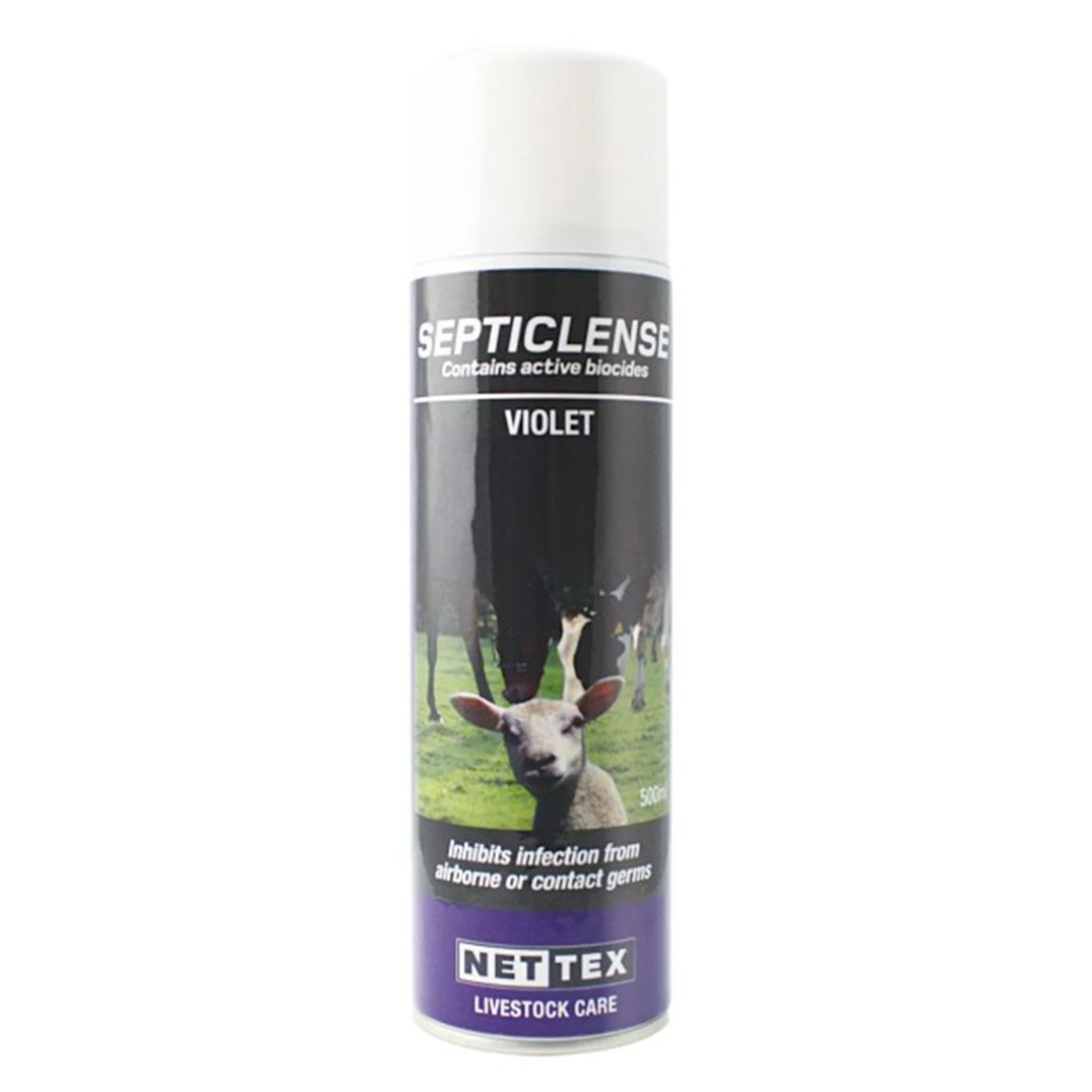 Nettex SeptiClense Aerosol Spray with Violet 500ml
