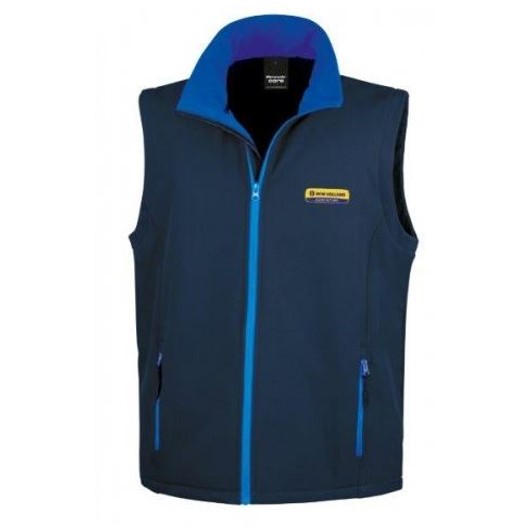 New Holland Genuine Mens' Softshell Bodywarmer Dark Navy 1