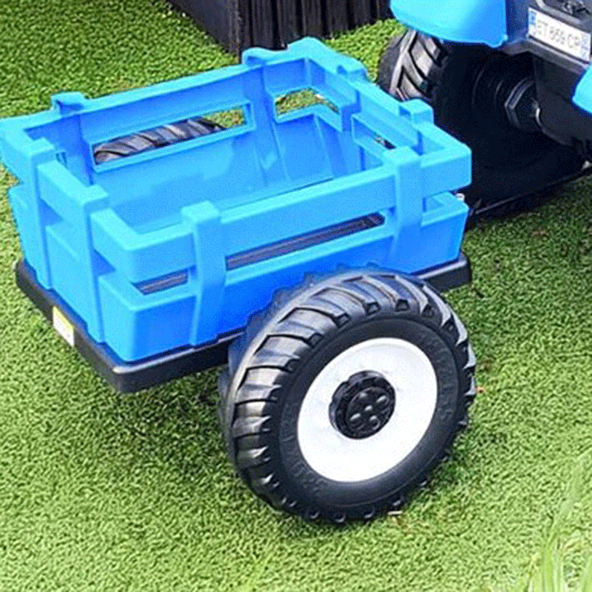 New Holland Kids Trailer for 24V Ride-On Tractor