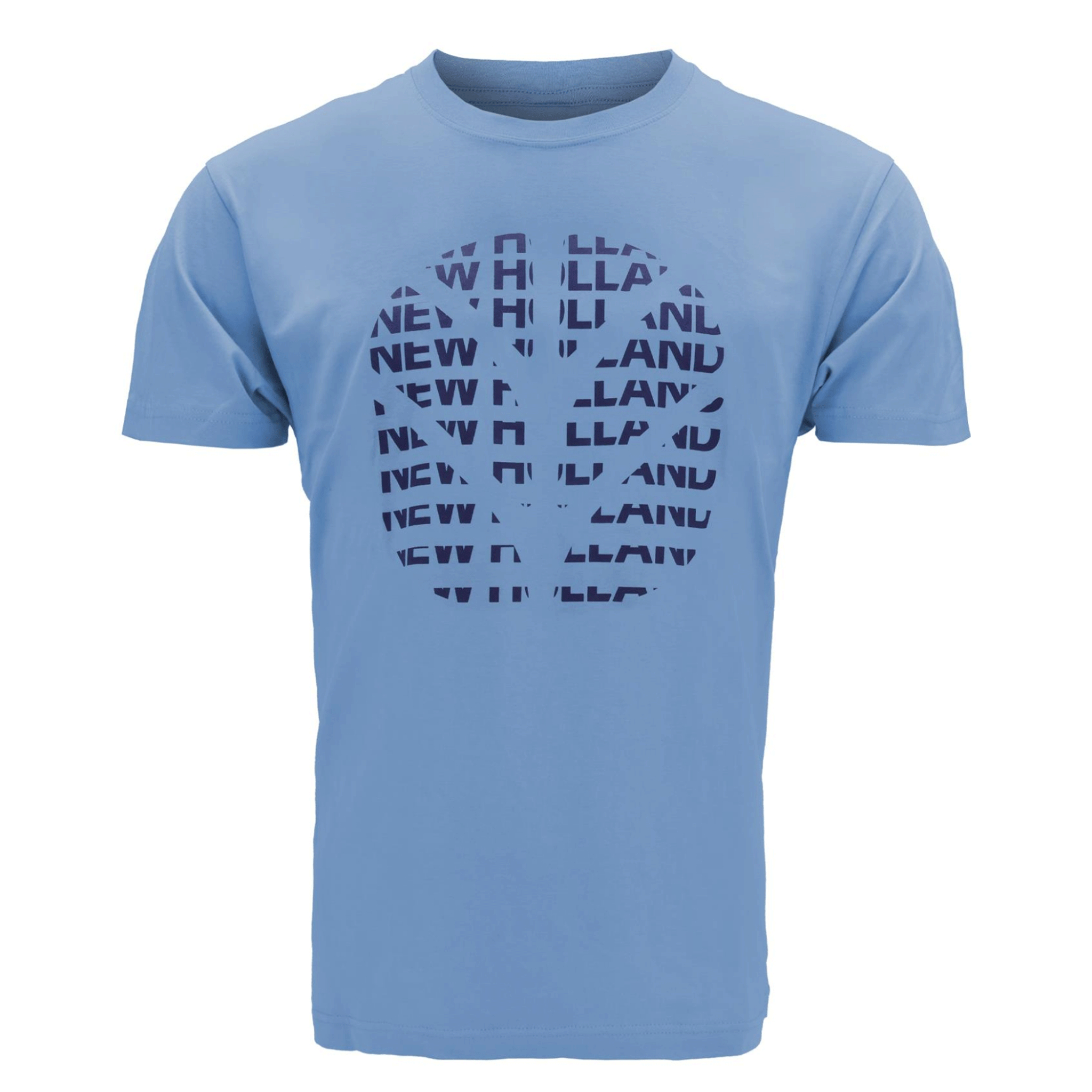 New Holland Monogrammed Logo in Light Blue