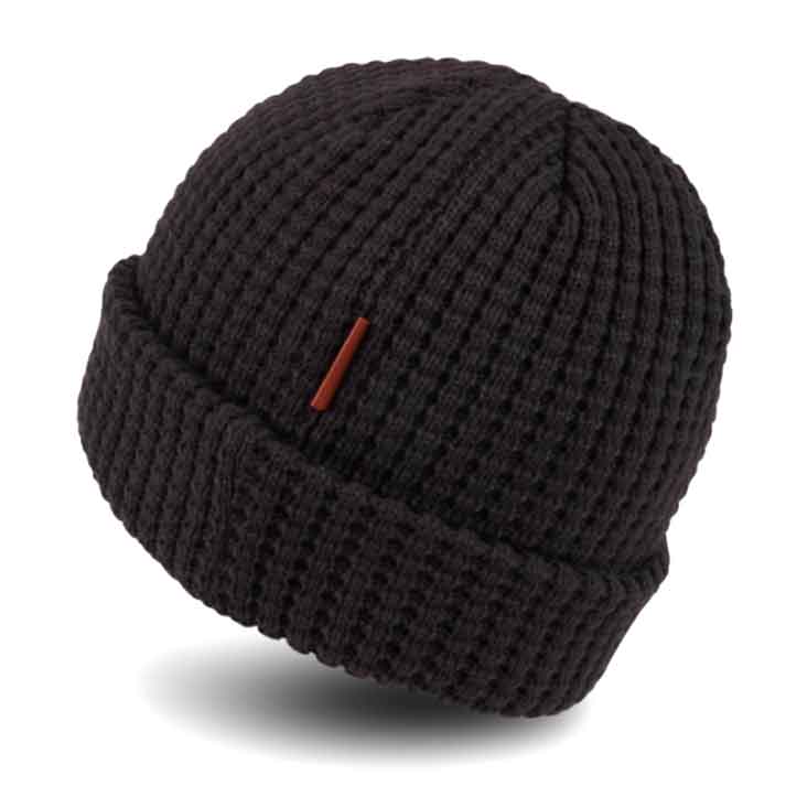 New-Holland-Ribbed-Beanie-Hat-Grey-1