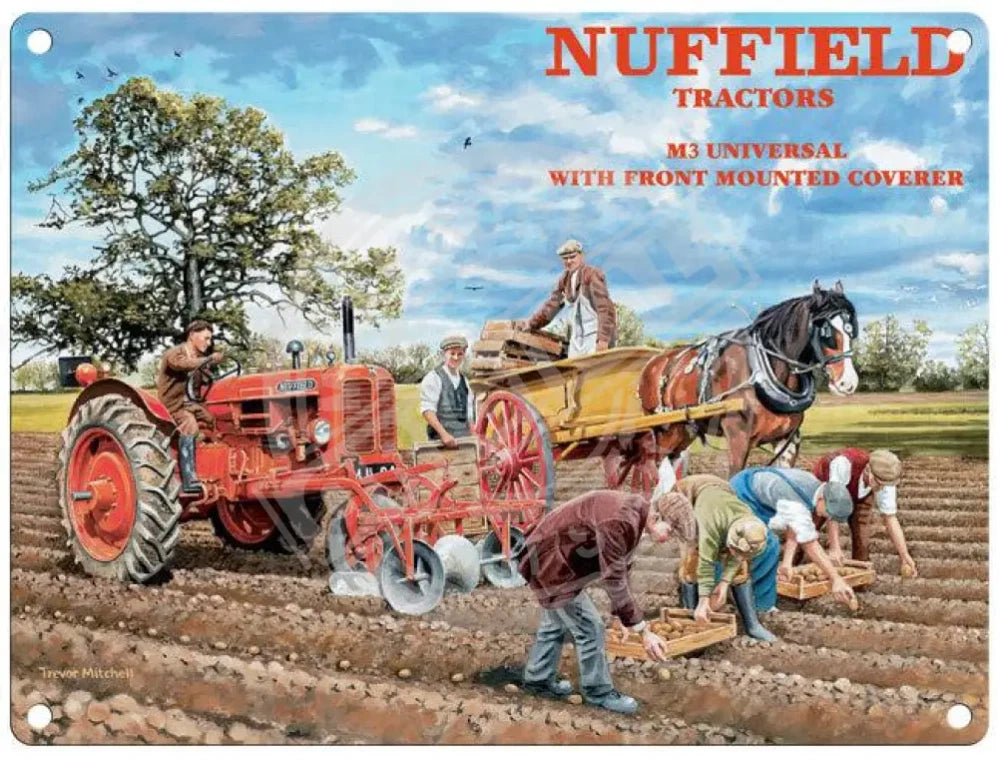 Nuffield Vintage Metal Sign 30x40cm