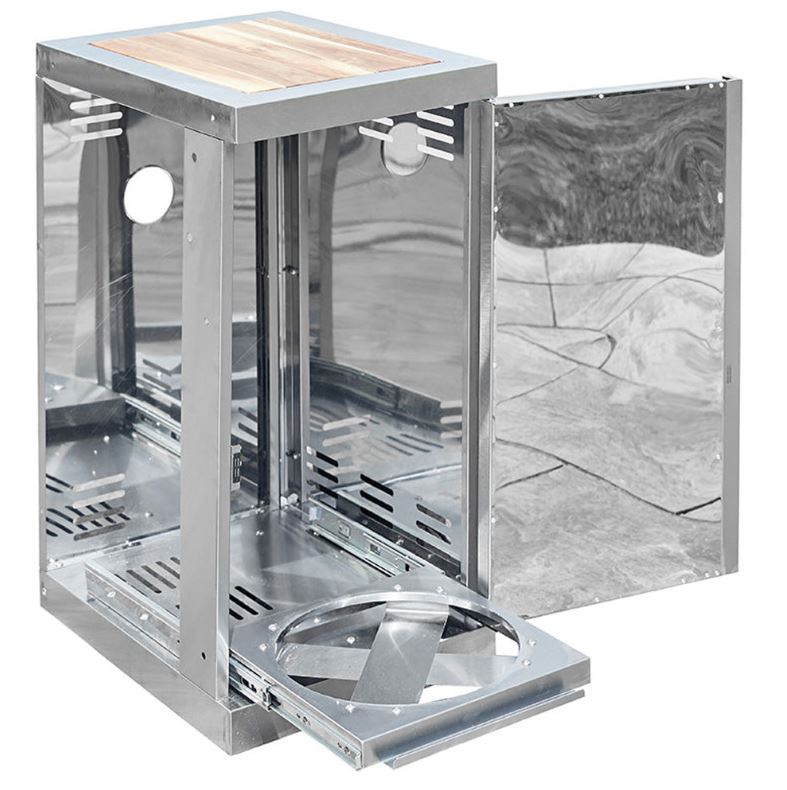 Outback Signature Pro Cylinder Housing Cabinet with Chopping Board 2