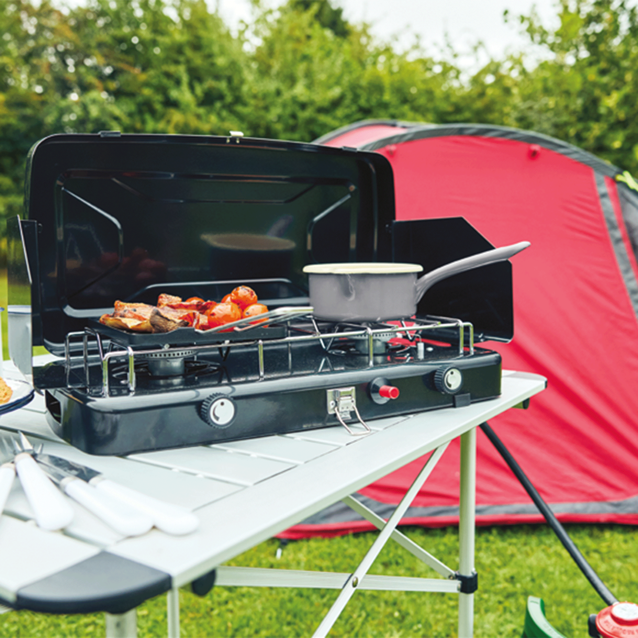 Outback Two Burner Camping Stove