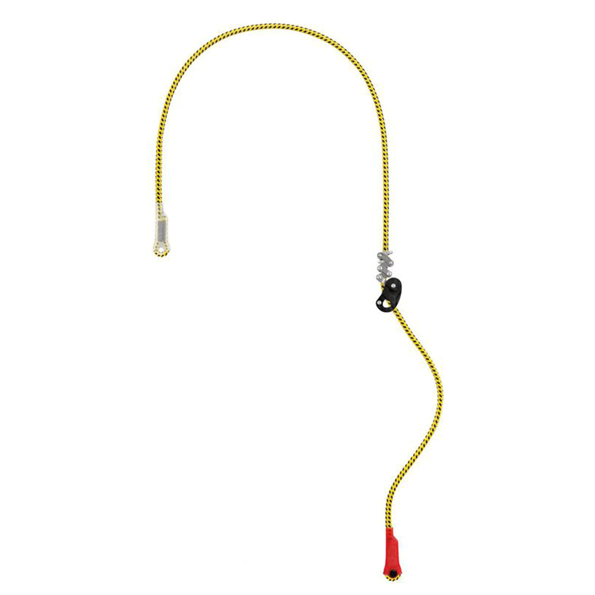 Petzl ZILLON Adjustable Work-Positioning Lanyard 4 m Yellow