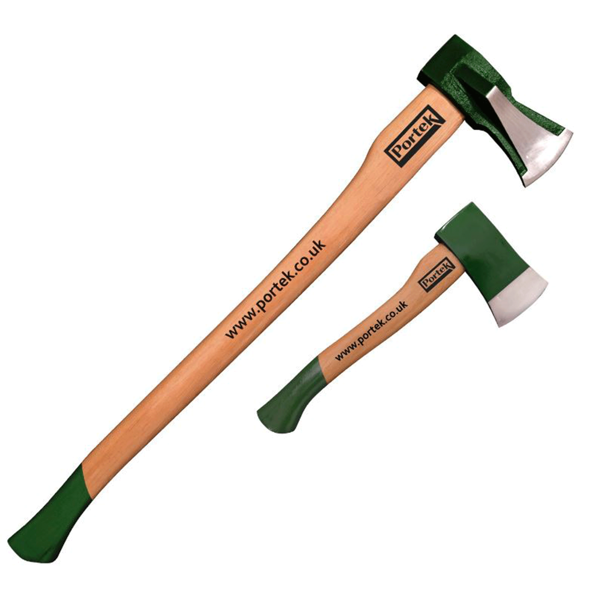 Portek Log Splitting Axes Twin Pack