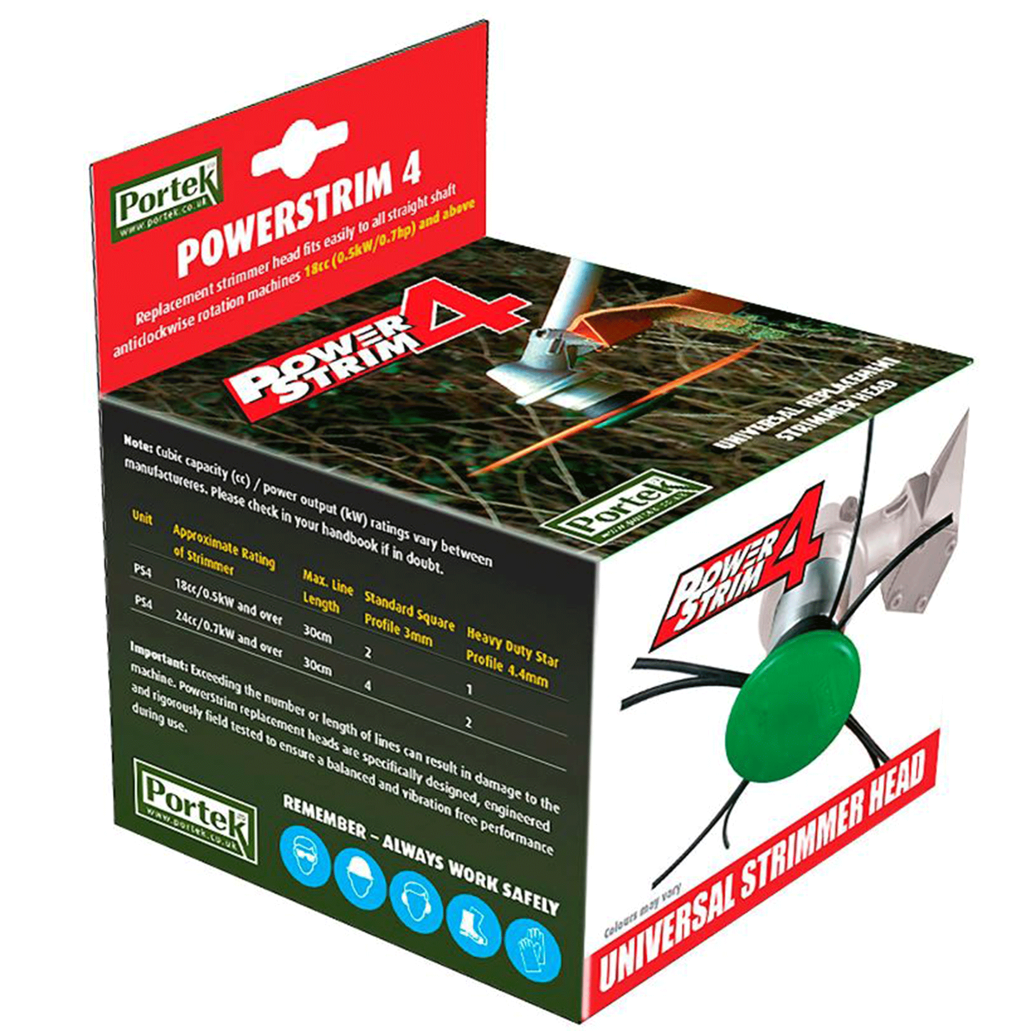 Portek PowerStrim 4 Universal Replacement Strimmer Head