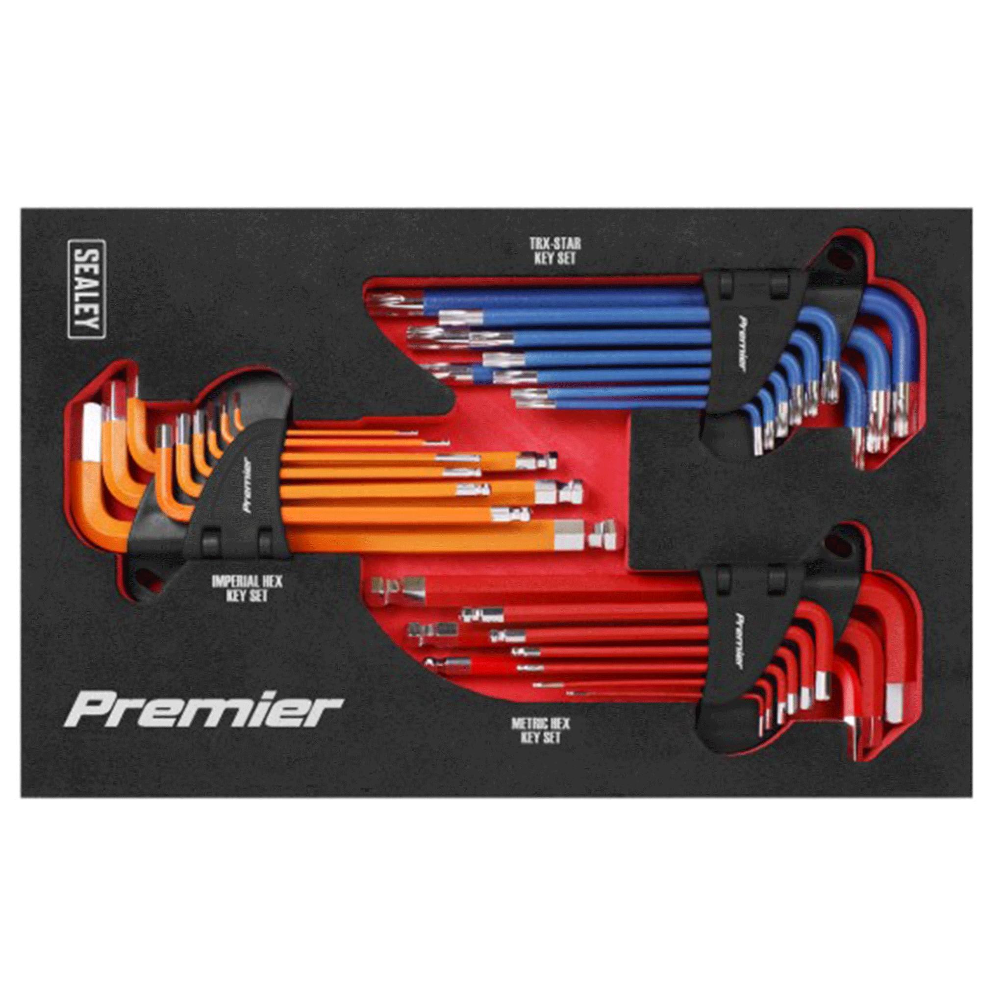 Sealey Premier 27pc Hex Key Set