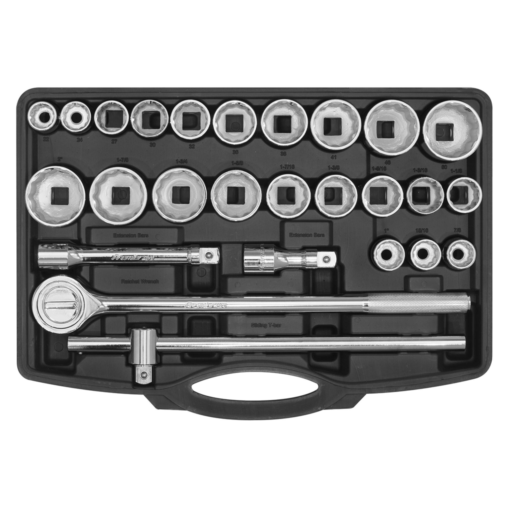 Premier AK2582 Metric & Imperial Socket Set 3/4" Drive 26 Piece