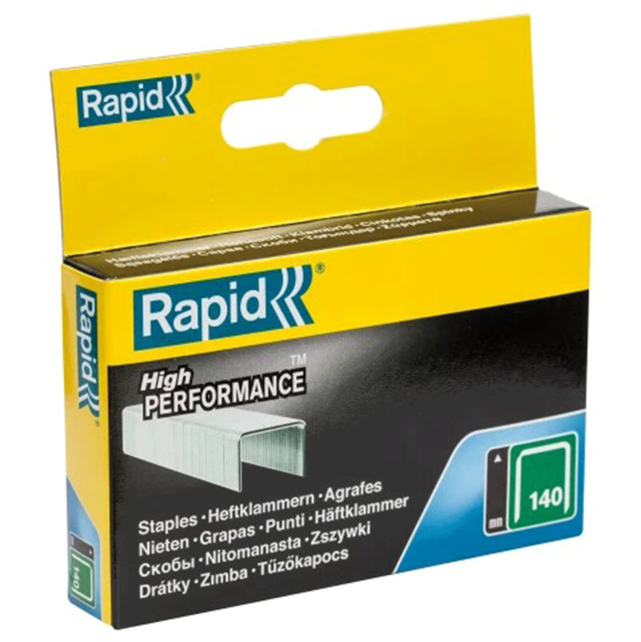 Rapid 40/12 12mm Galvanised Staples - Box of 2000