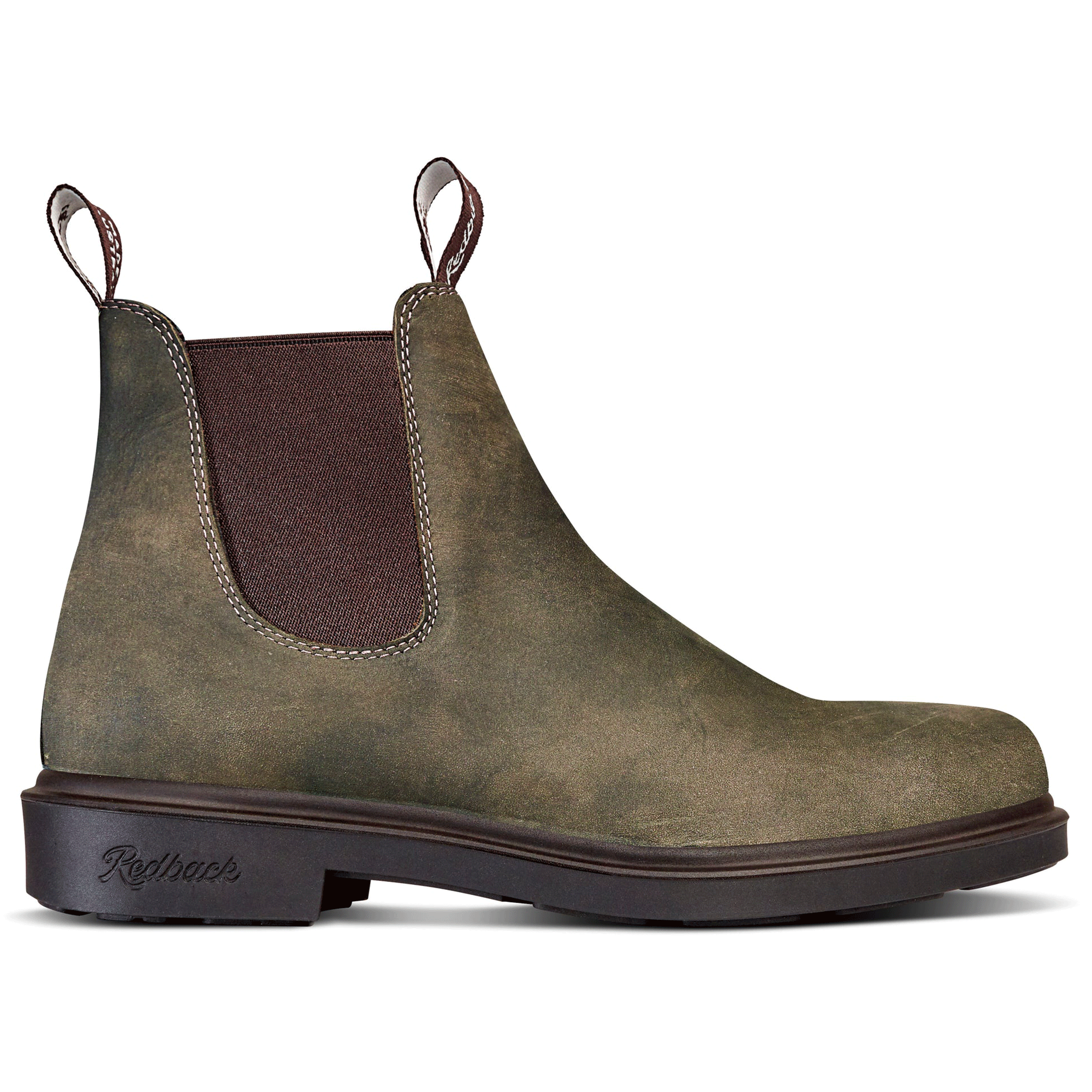 Redback Whistler Dress Boot – Iron Bark Nubuck