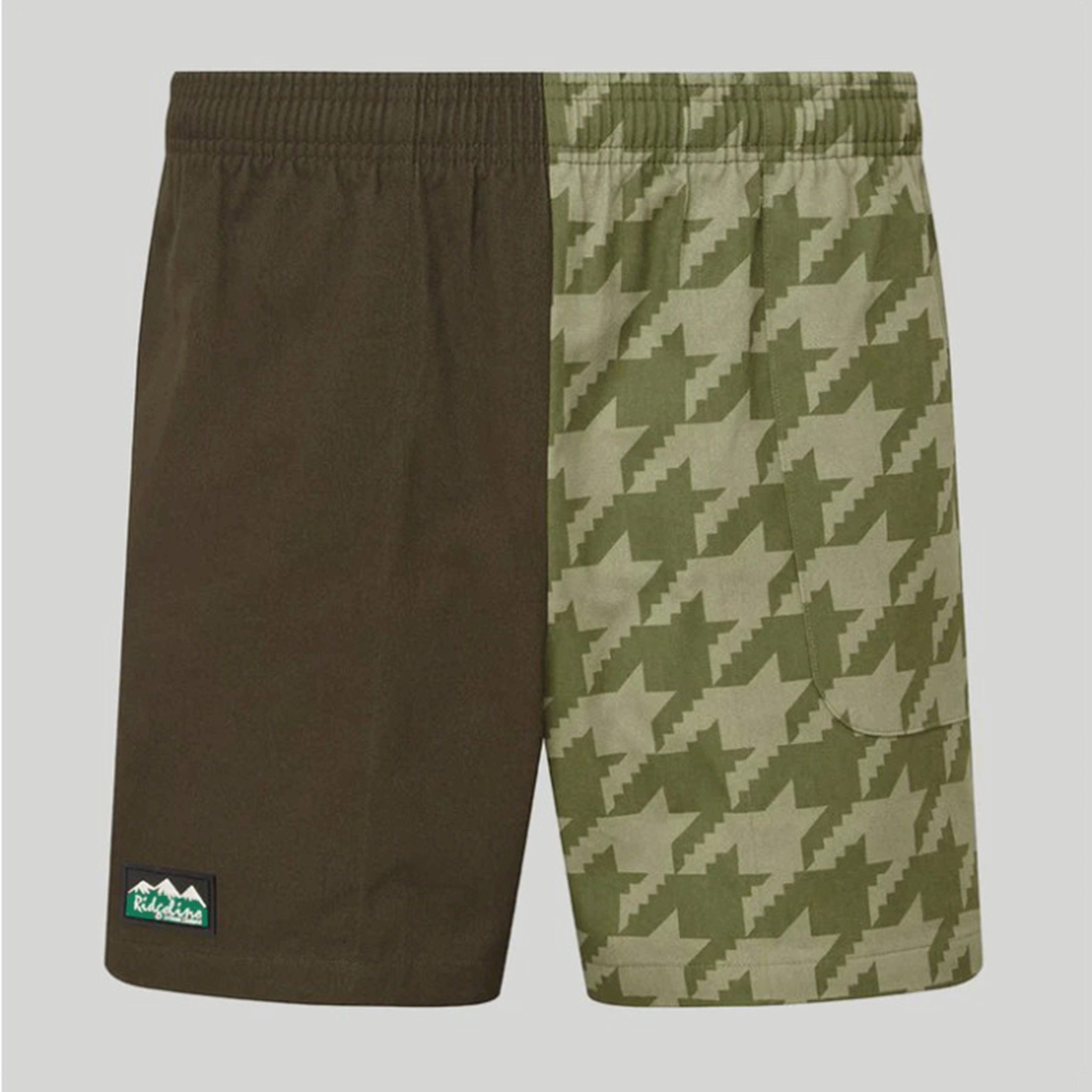 Ridgeline Backslider Shorts Deep Forest Print